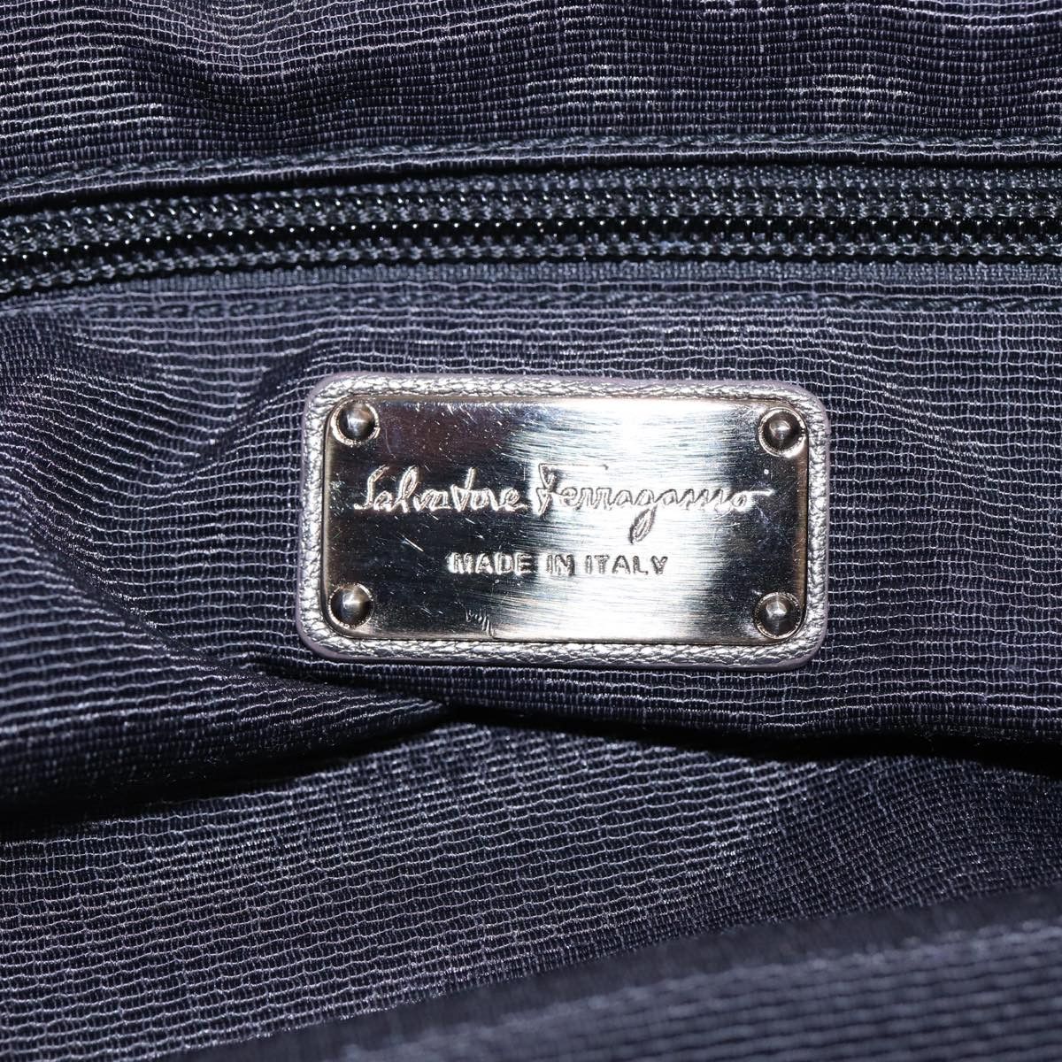 Salvatore Ferragamo Gancini Gold Leather Shoulder Bag (Pre-Owned) Size ONE SIZE - 15 Thumbnail