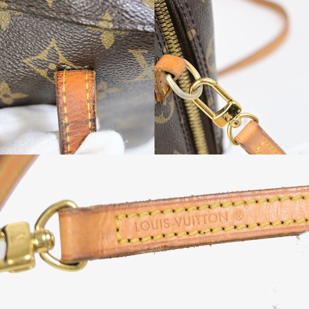 Louis Vuitton Spontini Brown Canvas Handbag (Pre-Owned) Size ONE SIZE - 17 Thumbnail