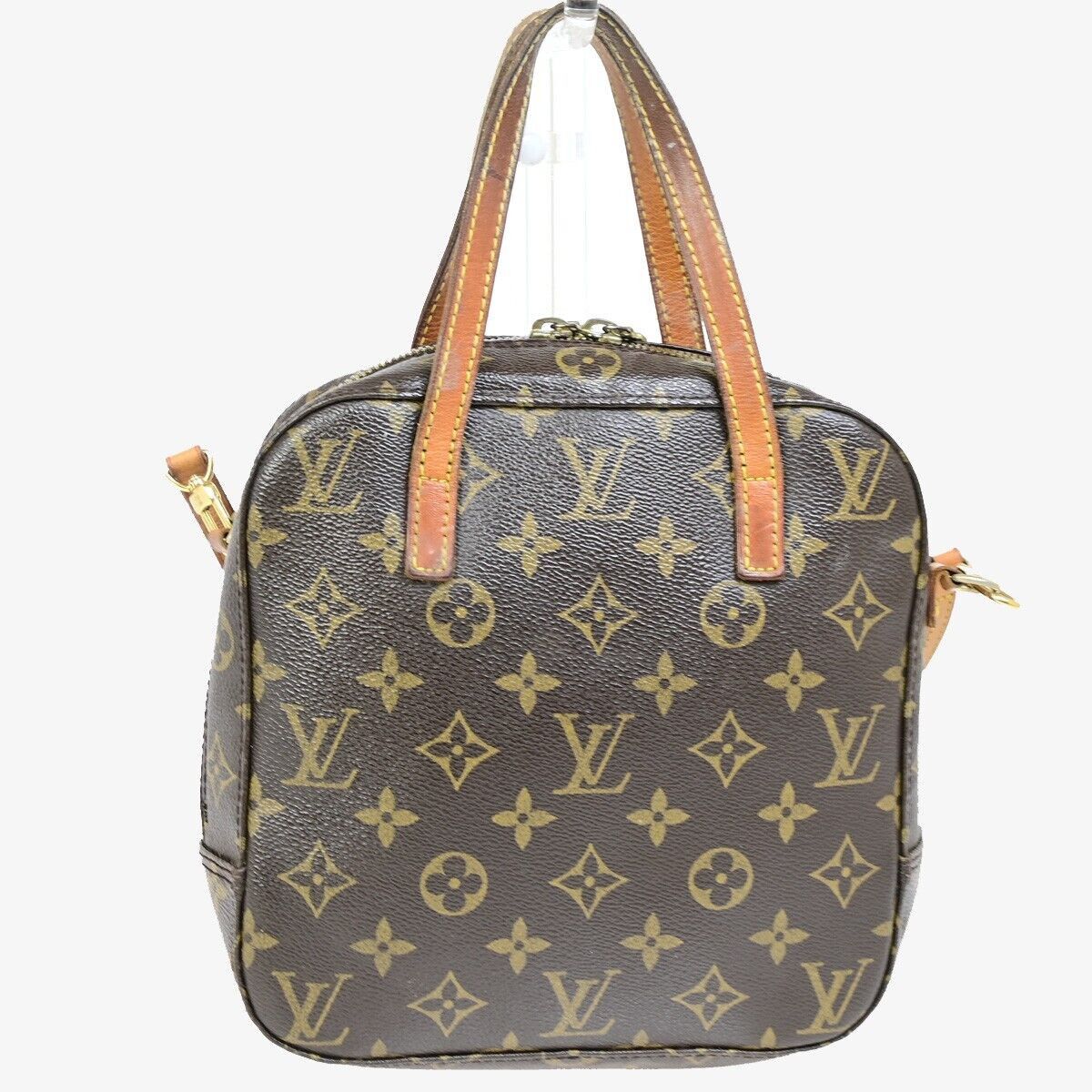 Louis Vuitton Spontini Brown Canvas Handbag (Pre-Owned) Size ONE SIZE - 2 Thumbnail