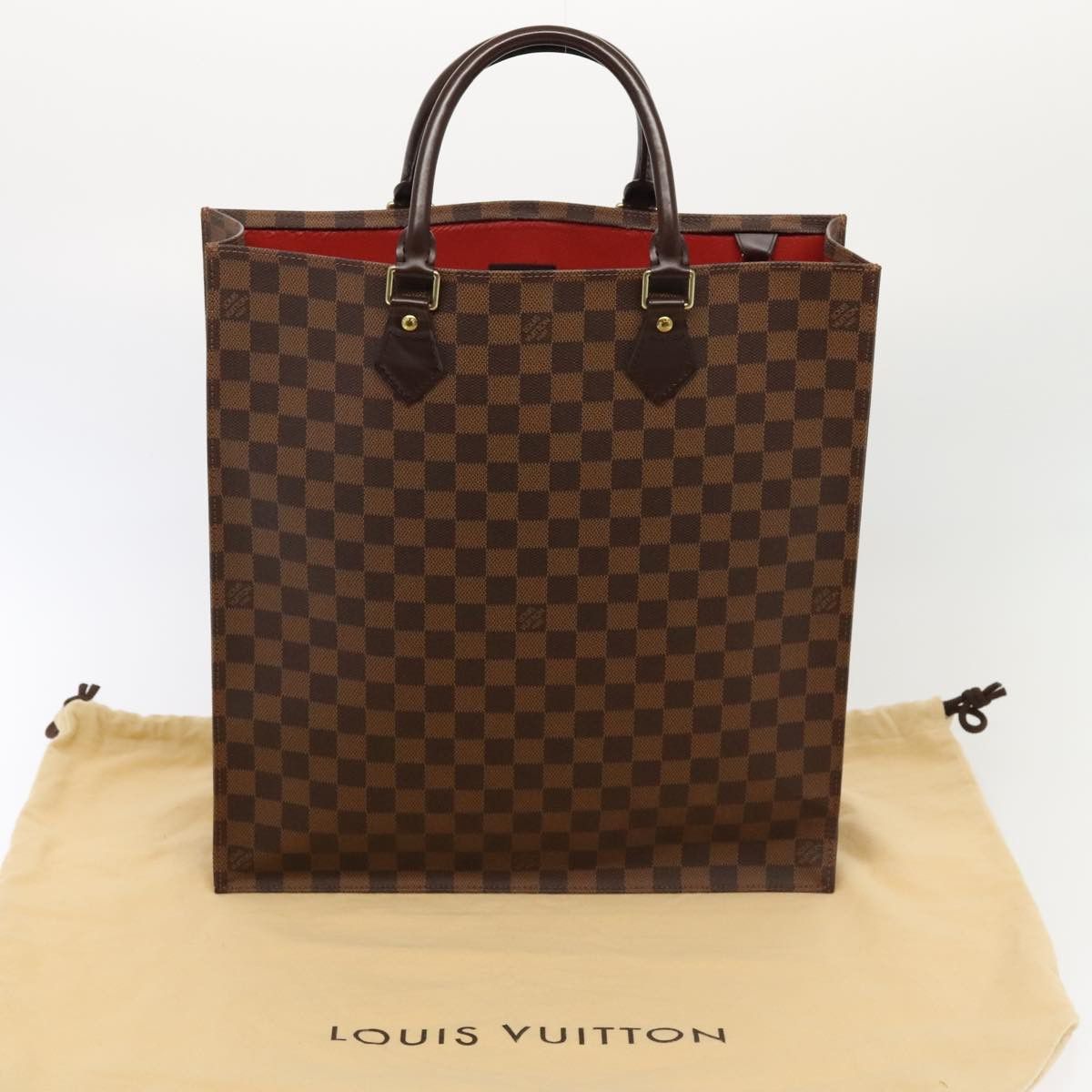 Louis Vuitton Sac Plat Brown Canvas Handbag (Pre-Owned) Size ONE SIZE - 11 Thumbnail