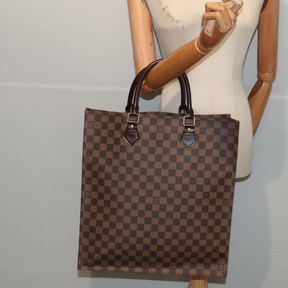 Louis Vuitton Sac Plat Brown Canvas Handbag (Pre-Owned) Size ONE SIZE - 12 Thumbnail
