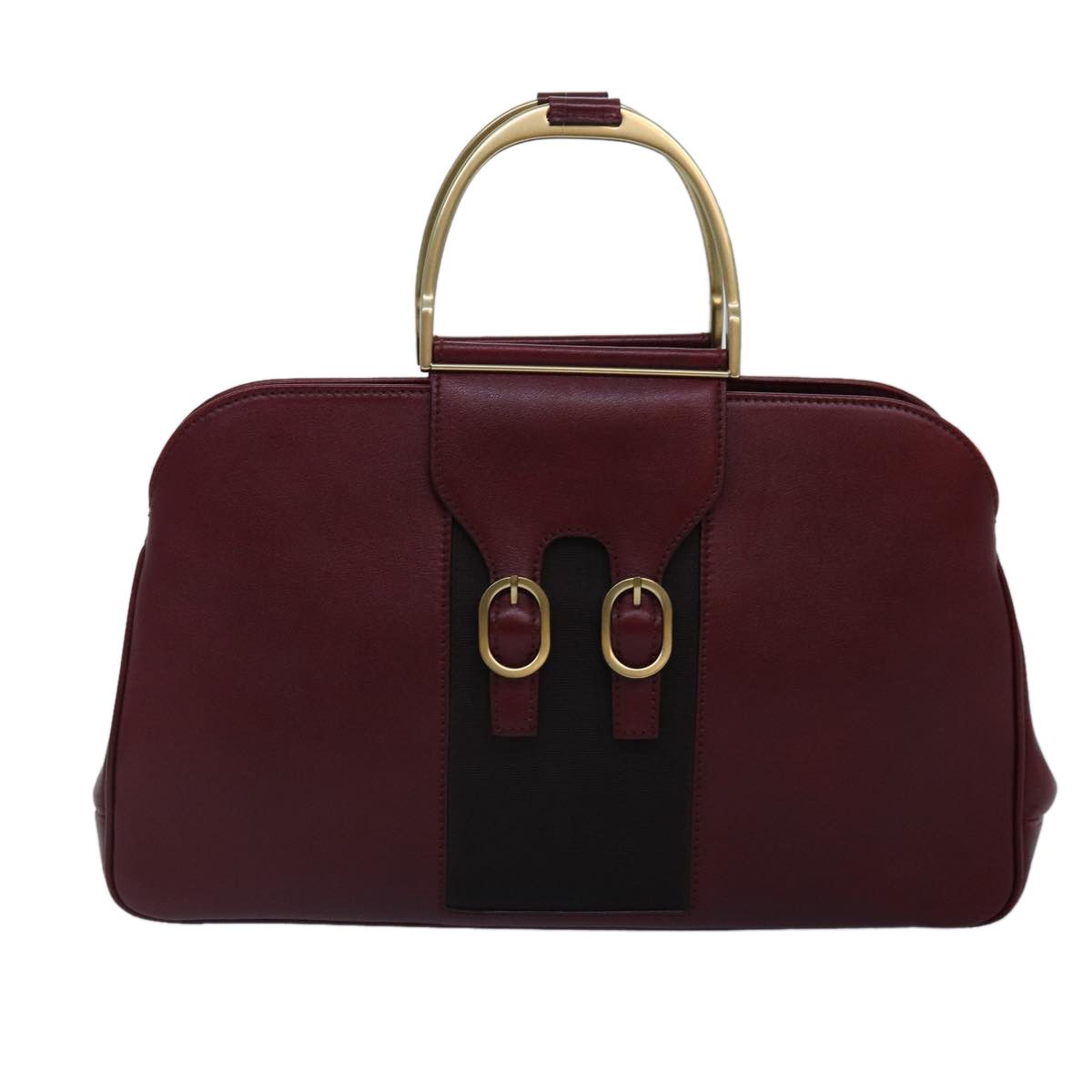 Gucci Burgundy Leather Handbag (Pre-Owned) Size ONE SIZE - 2 Thumbnail