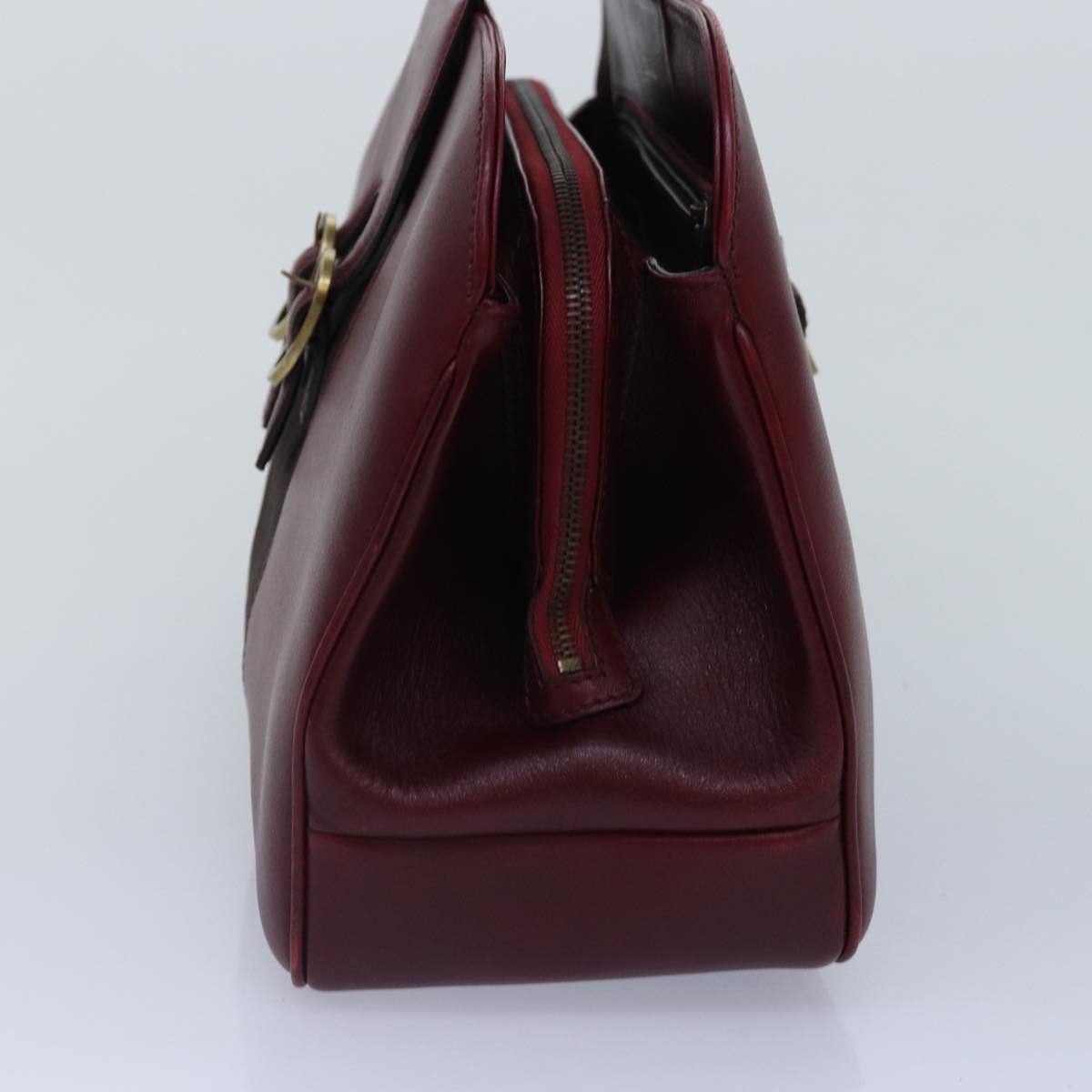 Gucci Burgundy Leather Handbag (Pre-Owned) Size ONE SIZE - 4 Thumbnail