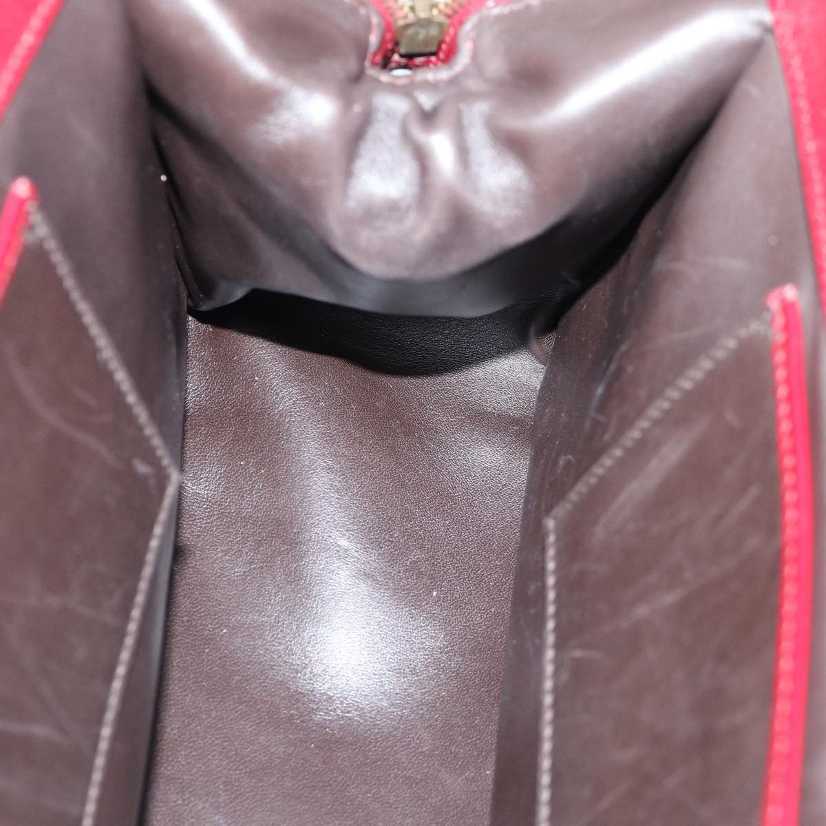 Gucci Burgundy Leather Handbag (Pre-Owned) Size ONE SIZE - 14 Thumbnail