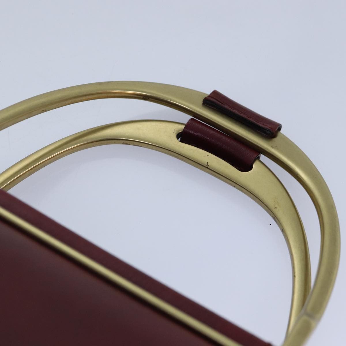 Gucci Burgundy Leather Handbag (Pre-Owned) Size ONE SIZE - 6 Thumbnail