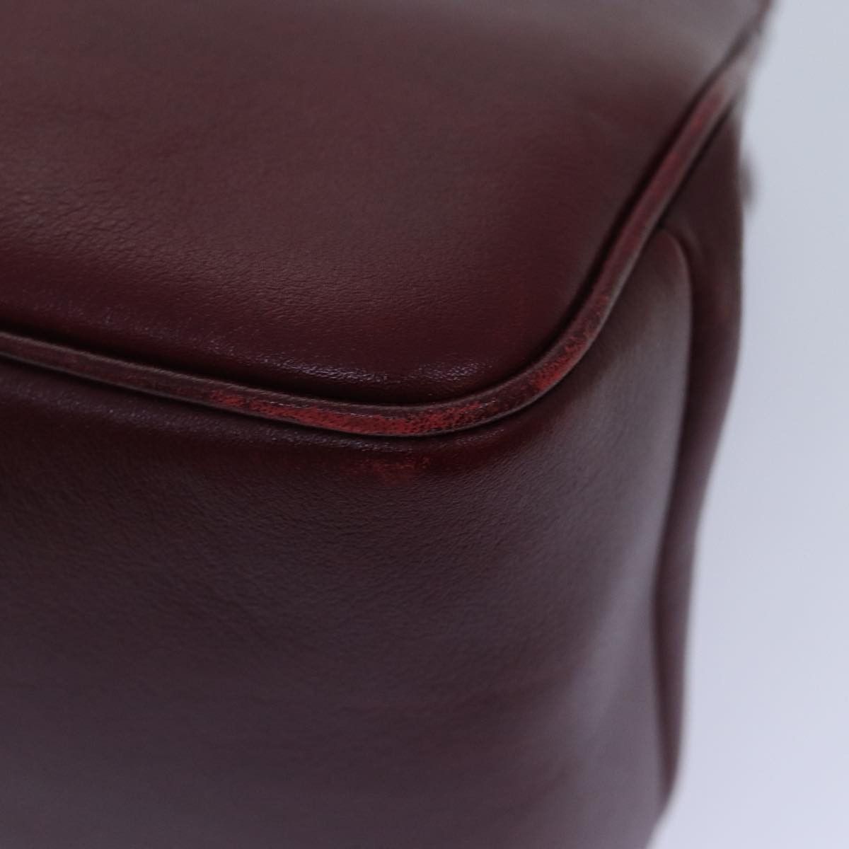 Gucci Burgundy Leather Handbag (Pre-Owned) Size ONE SIZE - 10 Thumbnail