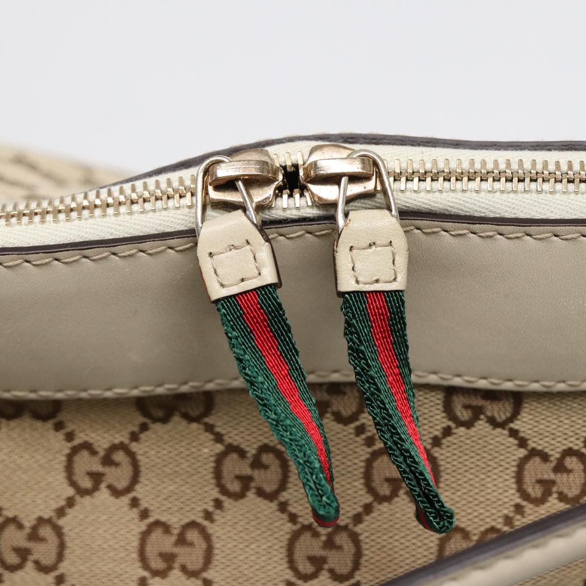 Gucci Sherry Beige Canvas Tote Bag (Pre-Owned) Size ONE SIZE - 6 Thumbnail