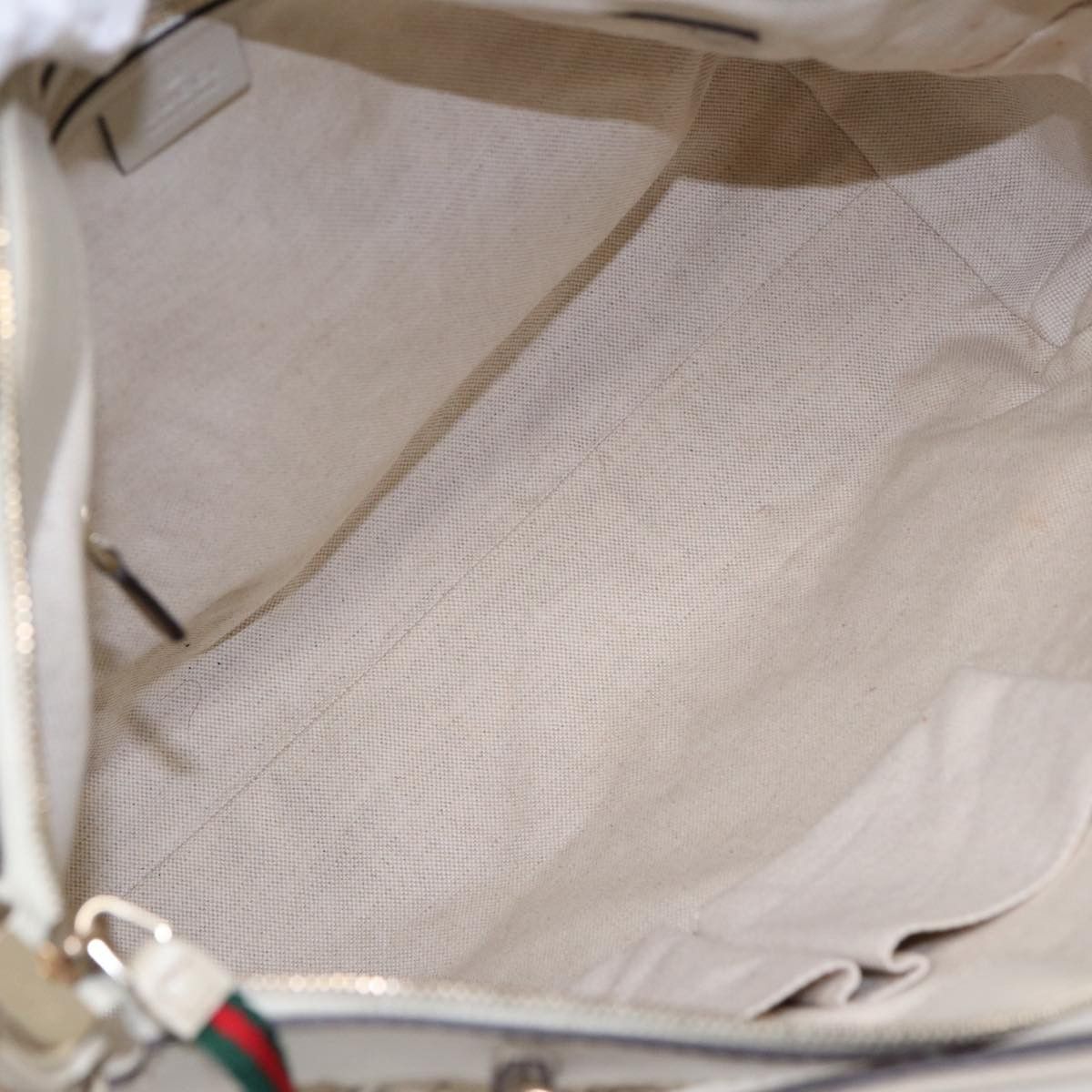 Gucci Sherry Beige Canvas Tote Bag (Pre-Owned) Size ONE SIZE - 7 Thumbnail