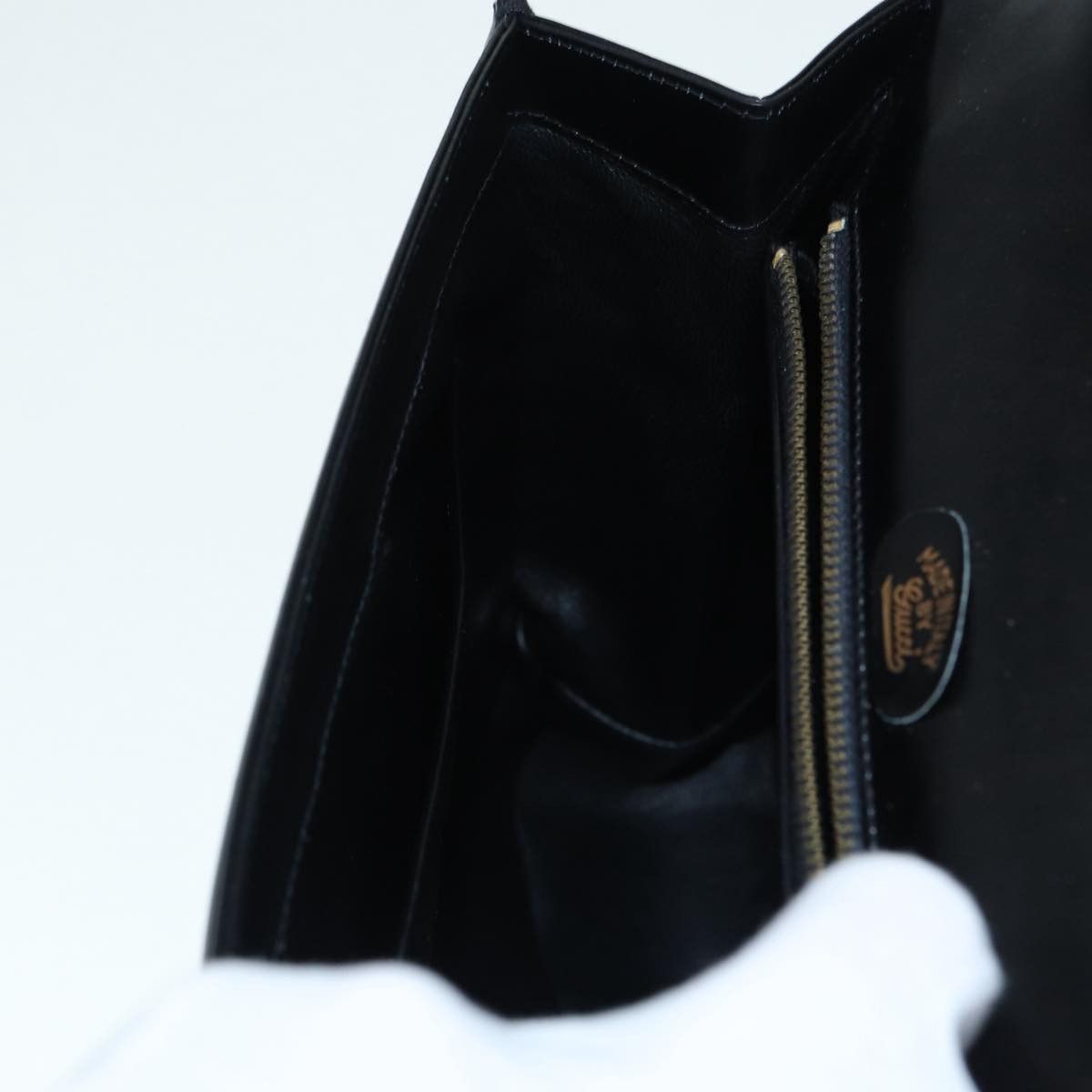 Gucci Black Leather Handbag (Pre-Owned) Size ONE SIZE - 19 Thumbnail