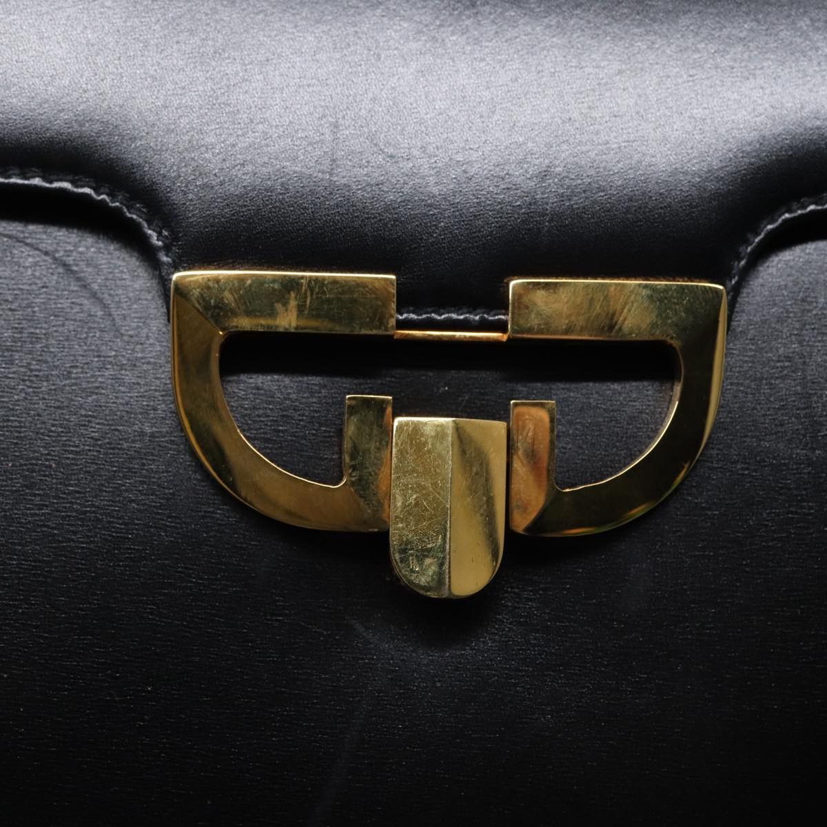 Gucci Black Leather Handbag (Pre-Owned) Size ONE SIZE - 6 Thumbnail