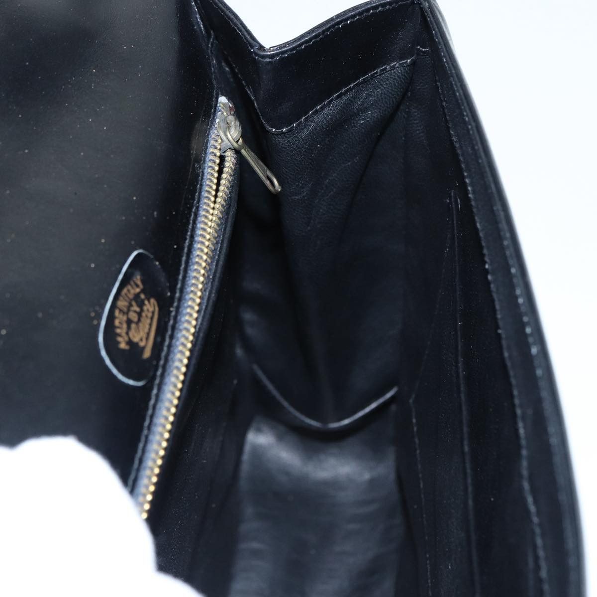 Gucci Black Leather Handbag (Pre-Owned) Size ONE SIZE - 12 Thumbnail