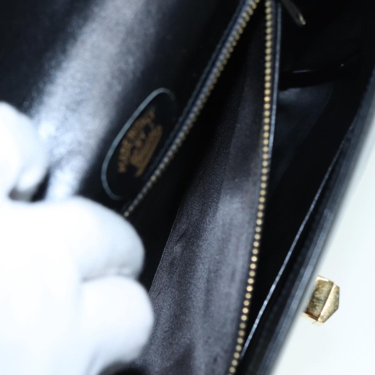 Gucci Black Leather Handbag (Pre-Owned) Size ONE SIZE - 16 Thumbnail