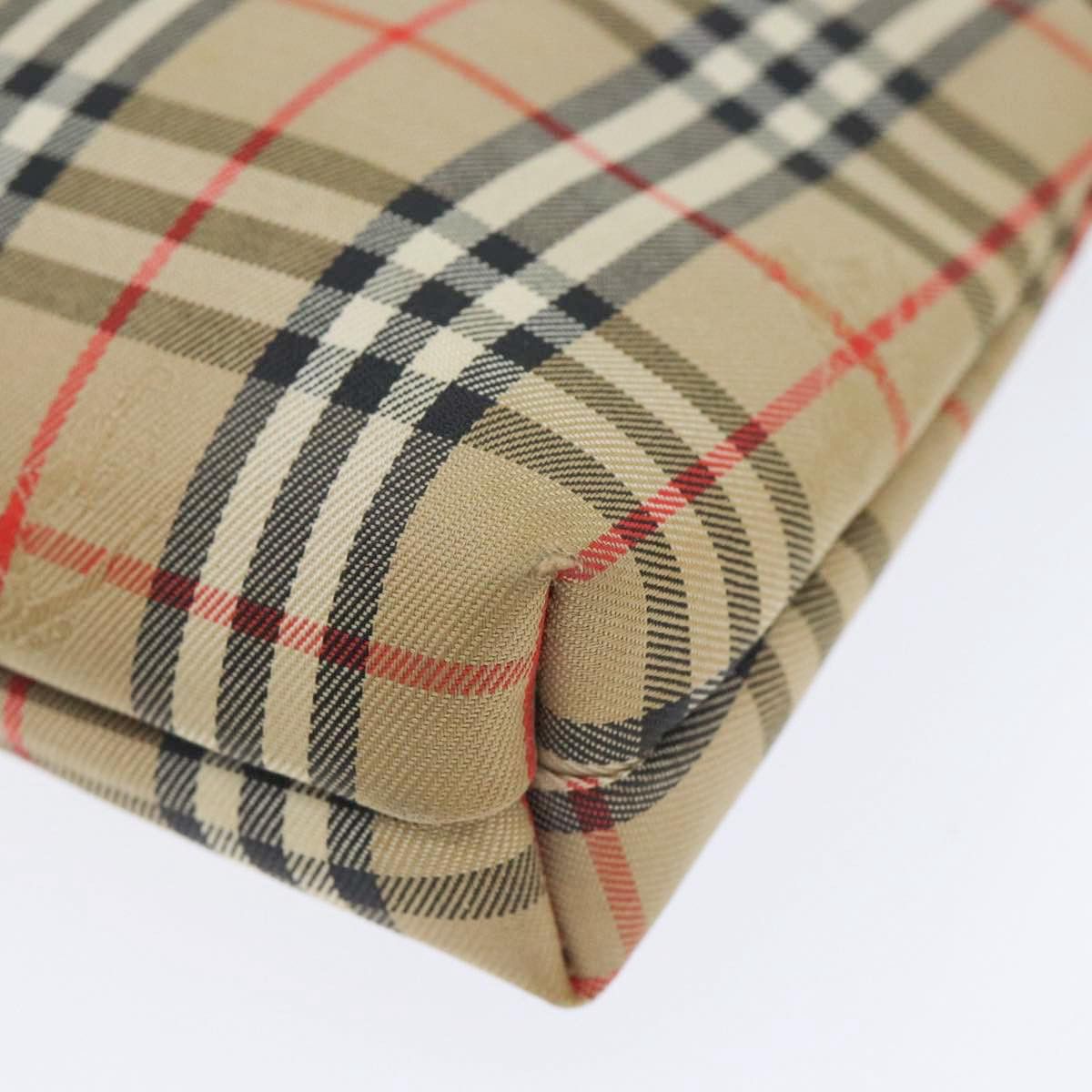 Burberry Nova Check Beige Canvas Clutch Bag (Pre-Owned) Size ONE SIZE - 5 Thumbnail