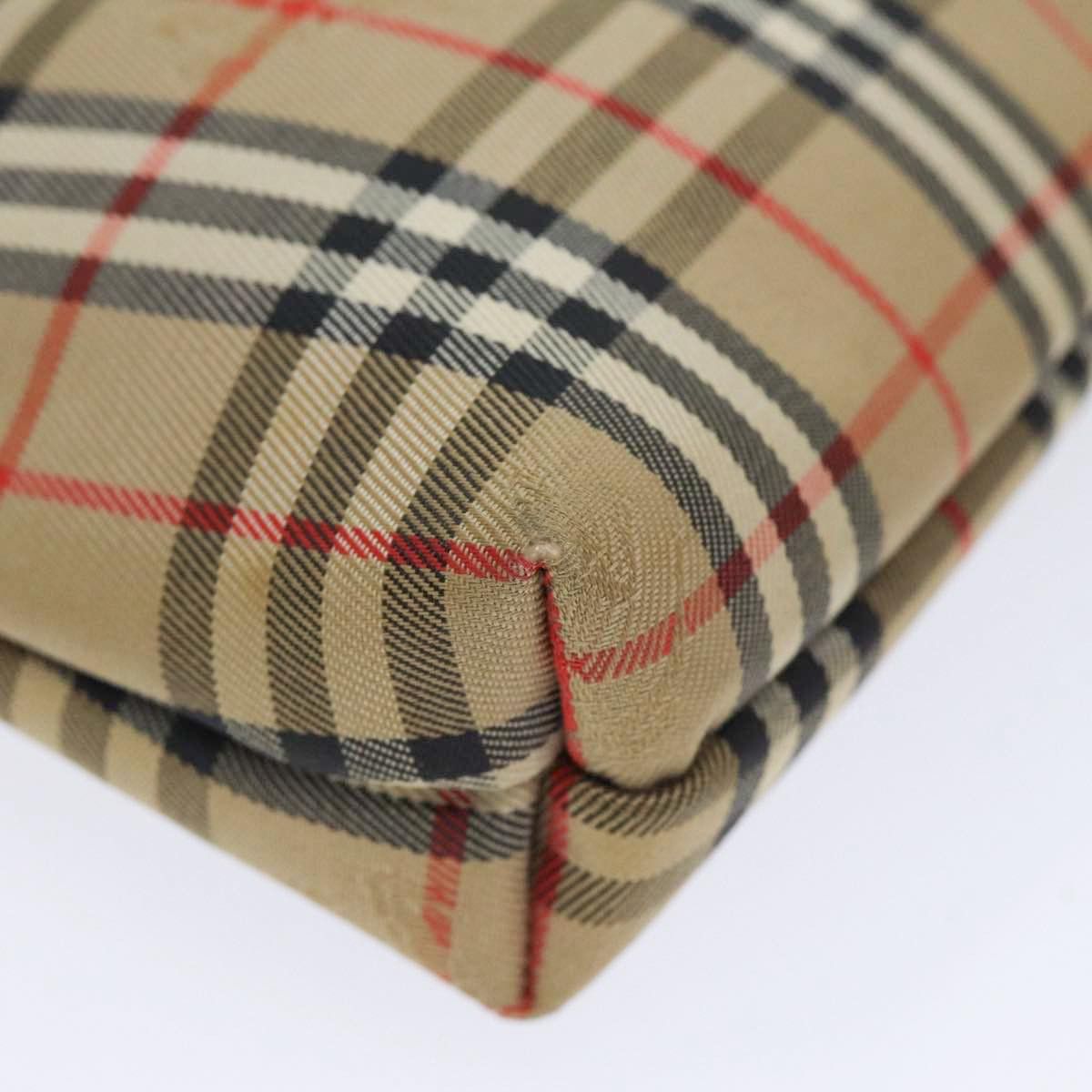 Burberry Nova Check Beige Canvas Clutch Bag (Pre-Owned) Size ONE SIZE - 6 Thumbnail