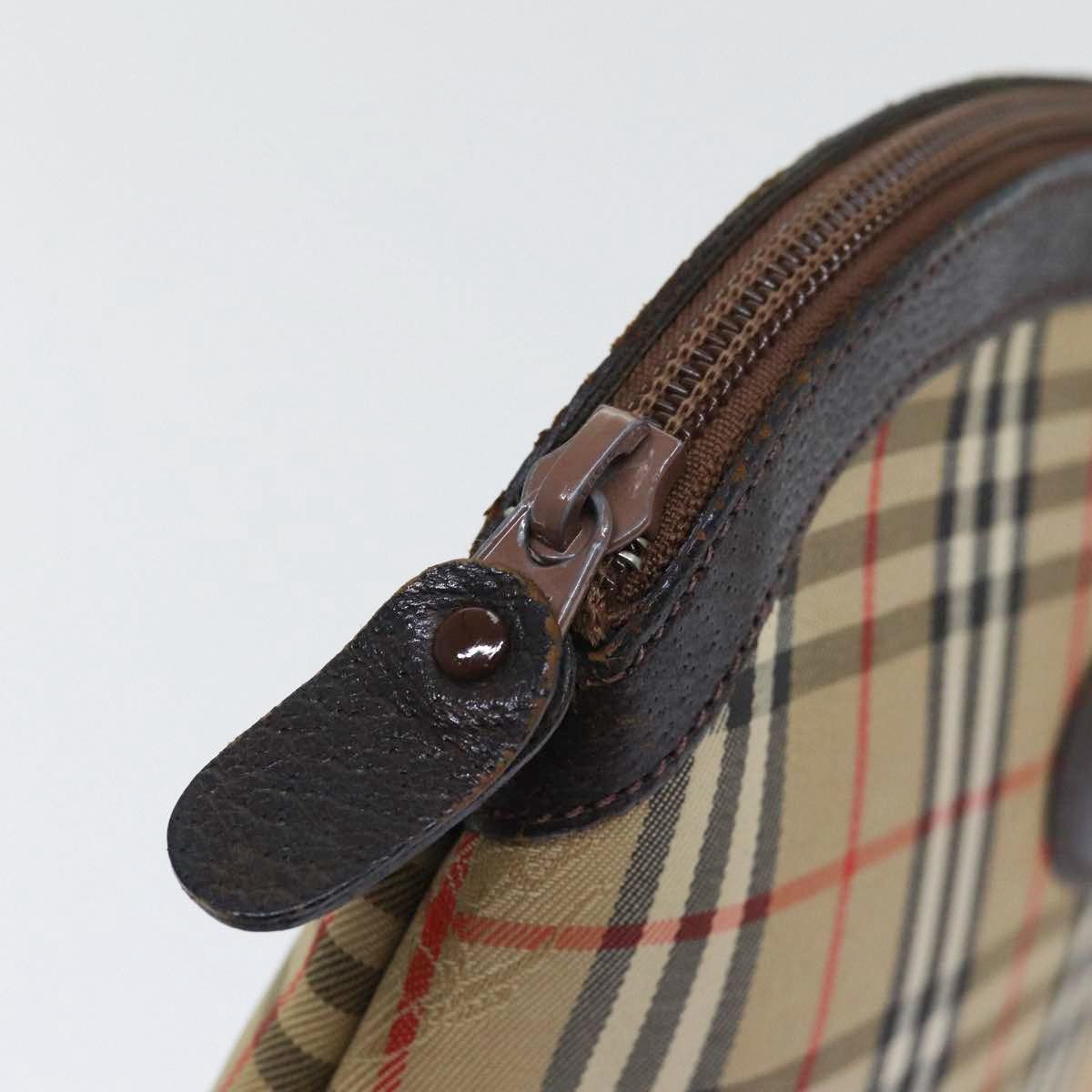 Burberry Nova Check Beige Canvas Clutch Bag (Pre-Owned) Size ONE SIZE - 9 Thumbnail
