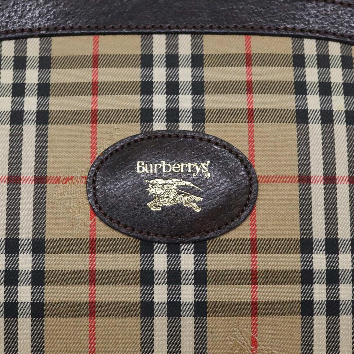 Burberry Nova Check Beige Canvas Clutch Bag (Pre-Owned) Size ONE SIZE - 11 Thumbnail