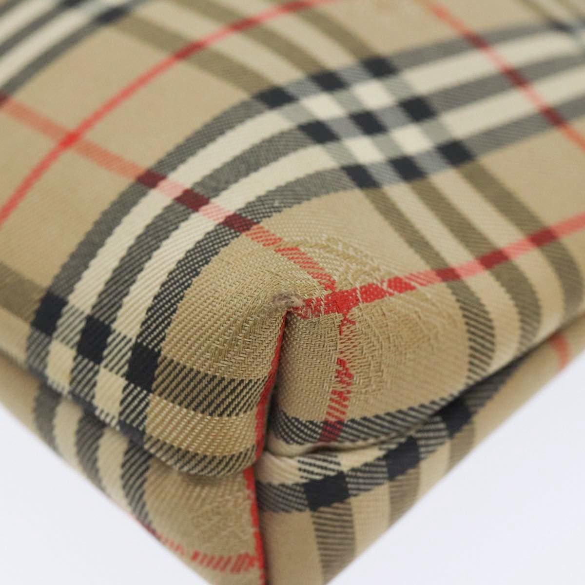 Burberry Nova Check Beige Canvas Clutch Bag (Pre-Owned) Size ONE SIZE - 7 Thumbnail