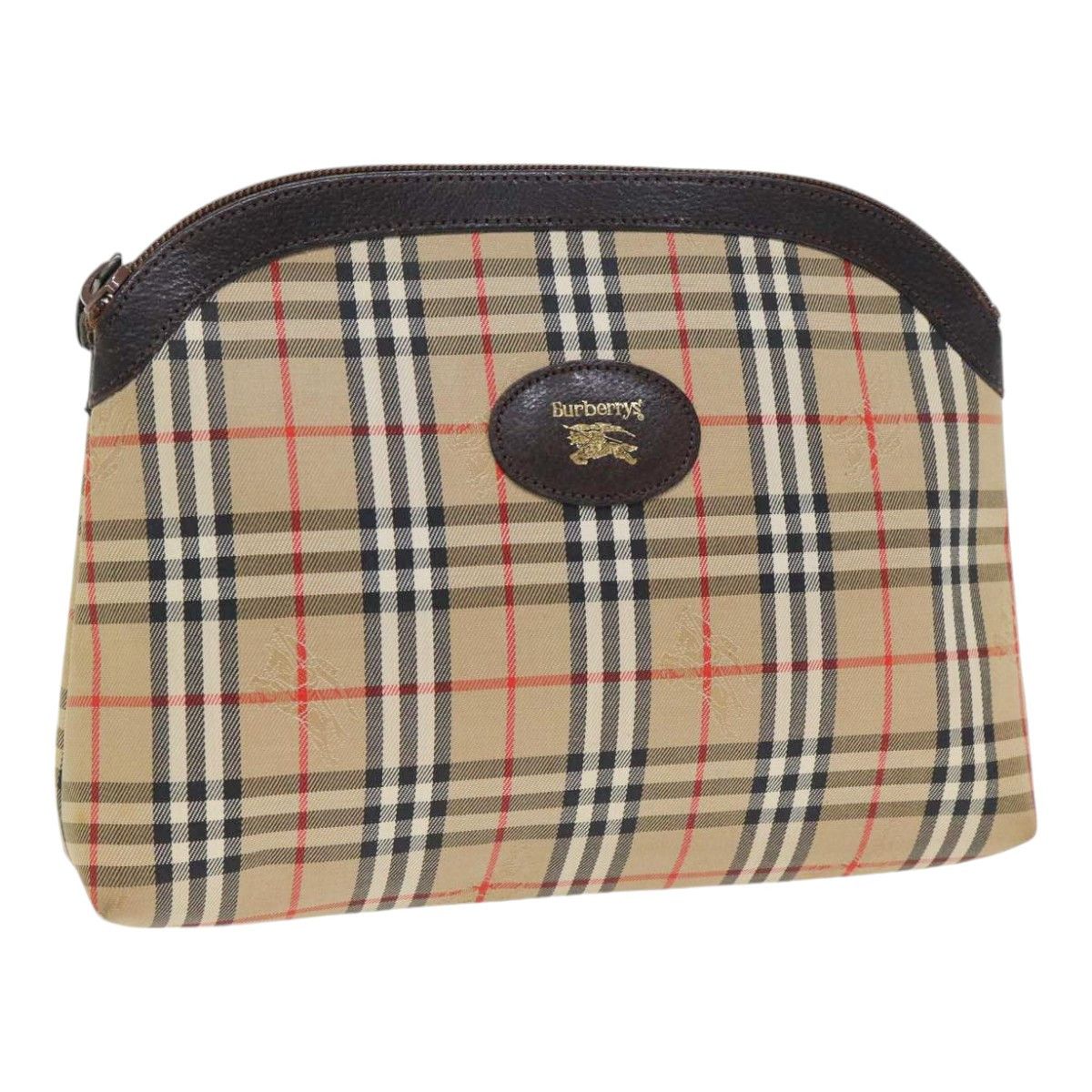 Burberry Nova Check Beige Canvas Clutch Bag (Pre-Owned) Size ONE SIZE - 15 Thumbnail