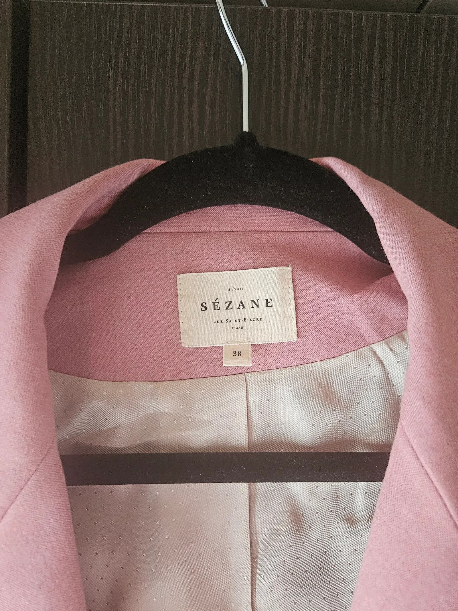 Sezane Sézane Michele Jacket Blazer Size S / US 4 / IT 40 - 2 Thumbnail