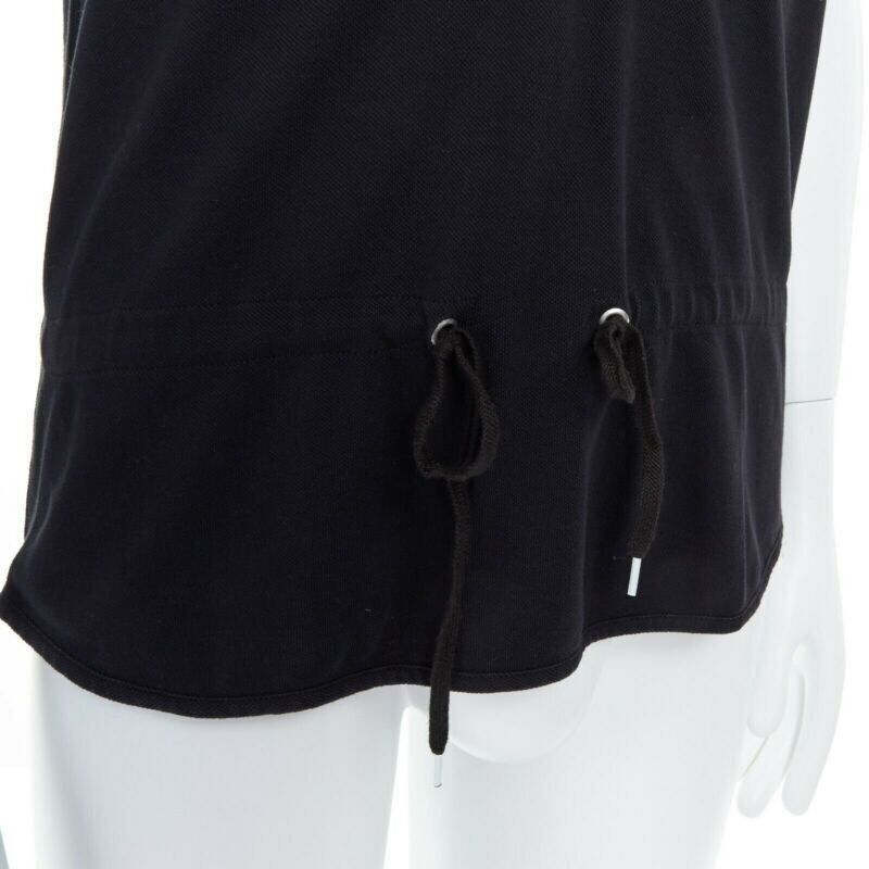 Kris Van Assche KRIS VAN ASSCHE black cotton drawstring