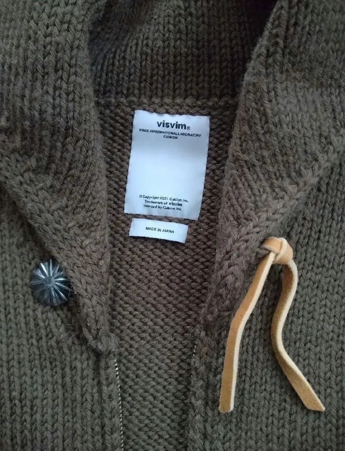 Visvim VISVIM STURGIS SWEATER F.Z 2013AW | Grailed