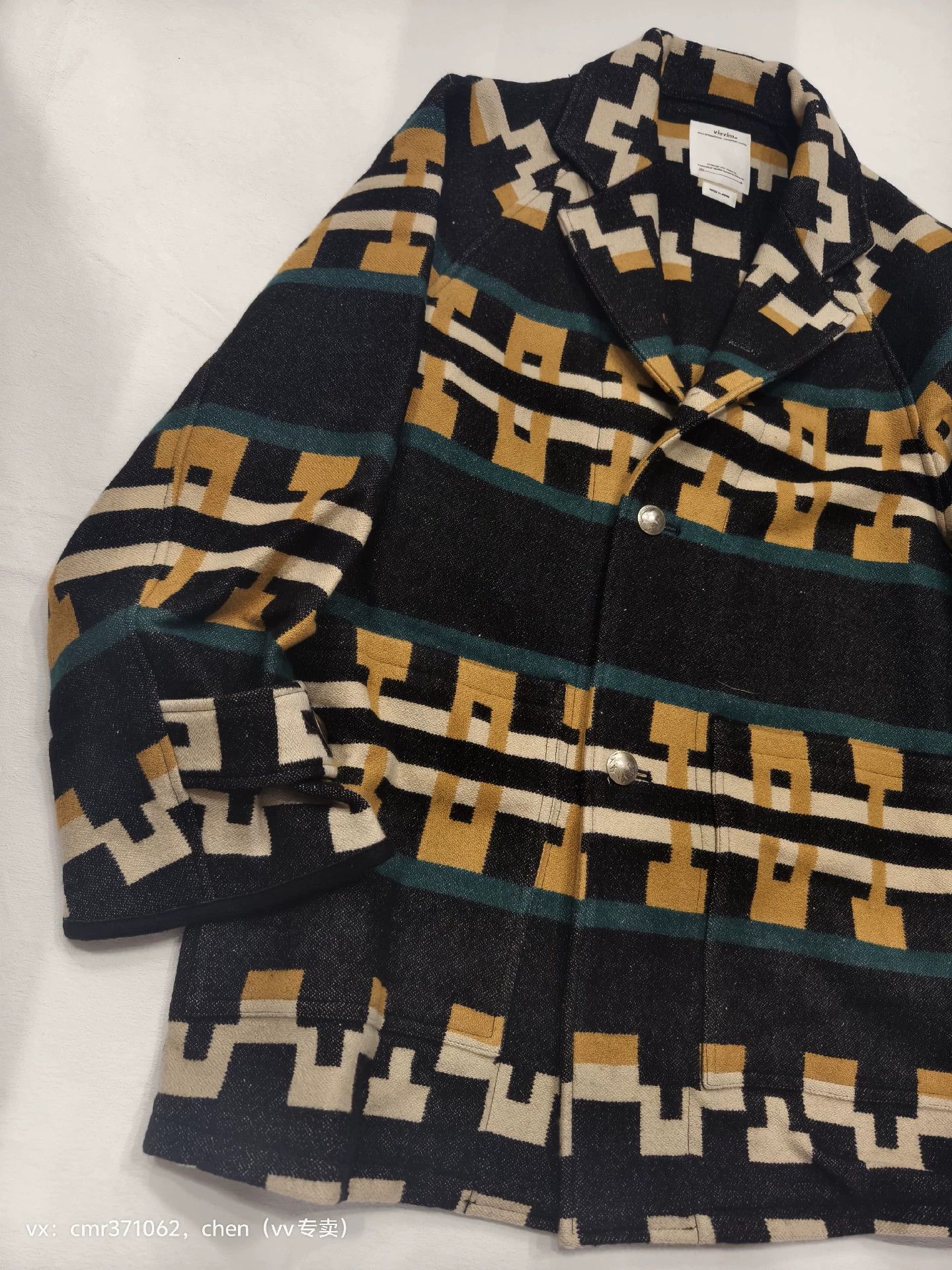 VISVIM HOPILAND COAT NATIVE BLANKET 1（HOPILAND COAT NATIVE