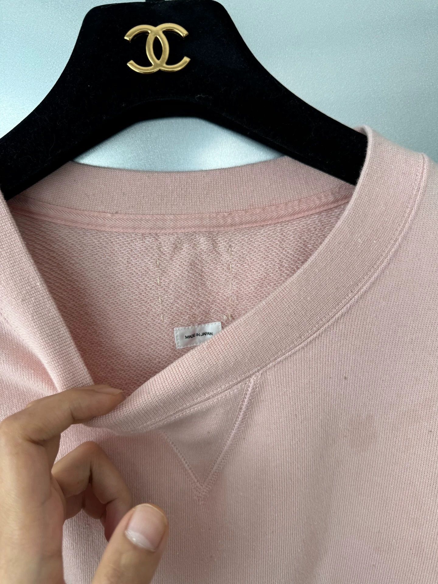 Visvim 21SS VISVIM JUMBO SWEAT L/S VEGGIE DYE Botanical pink 