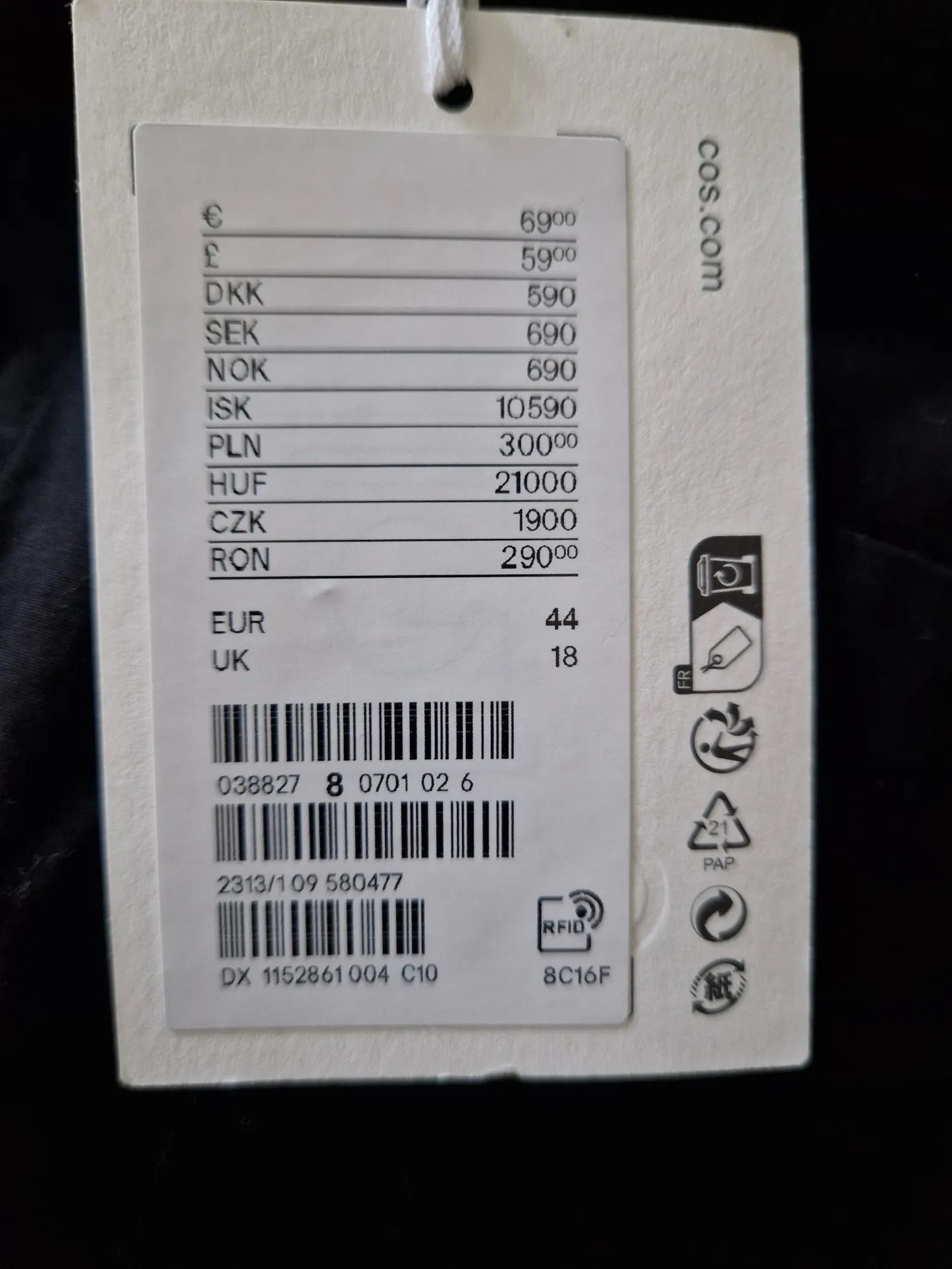 Cos Cos Shirt Size L / US 10 / IT 46 - 4 Thumbnail