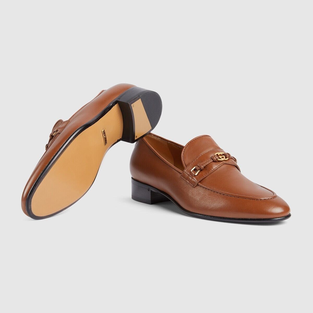 Gucci Gucci Horsebit Interlocking G Loafers SIZE 38 Size ONE SIZE - 4 Thumbnail