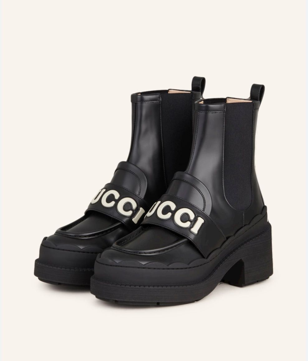 Gucci Gucci Logo Ornella Boots SIZE 36 Size ONE SIZE - 3 Thumbnail