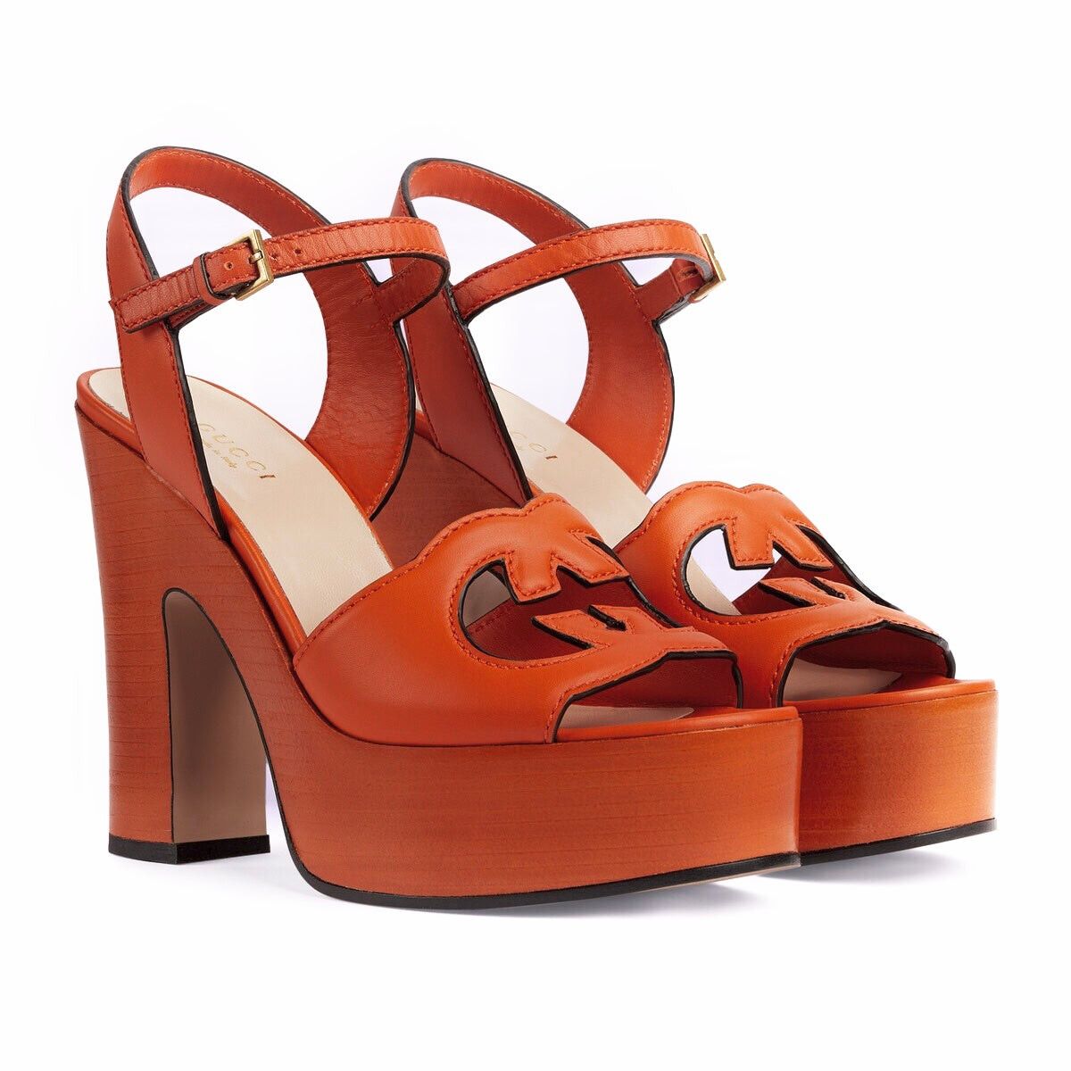 Gucci Gucci Interlocking G High Sandals SIZE 37 Size ONE SIZE - 2 Thumbnail