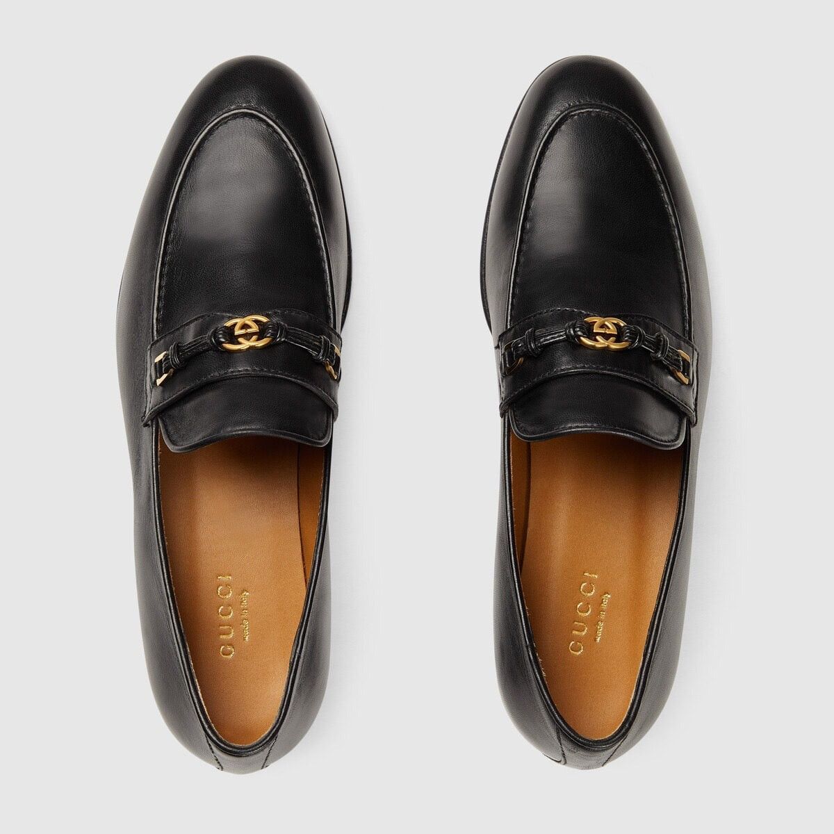Gucci Gucci Horsebit Interlocking G Loafers SIZE 40 Size ONE SIZE - 3 Thumbnail