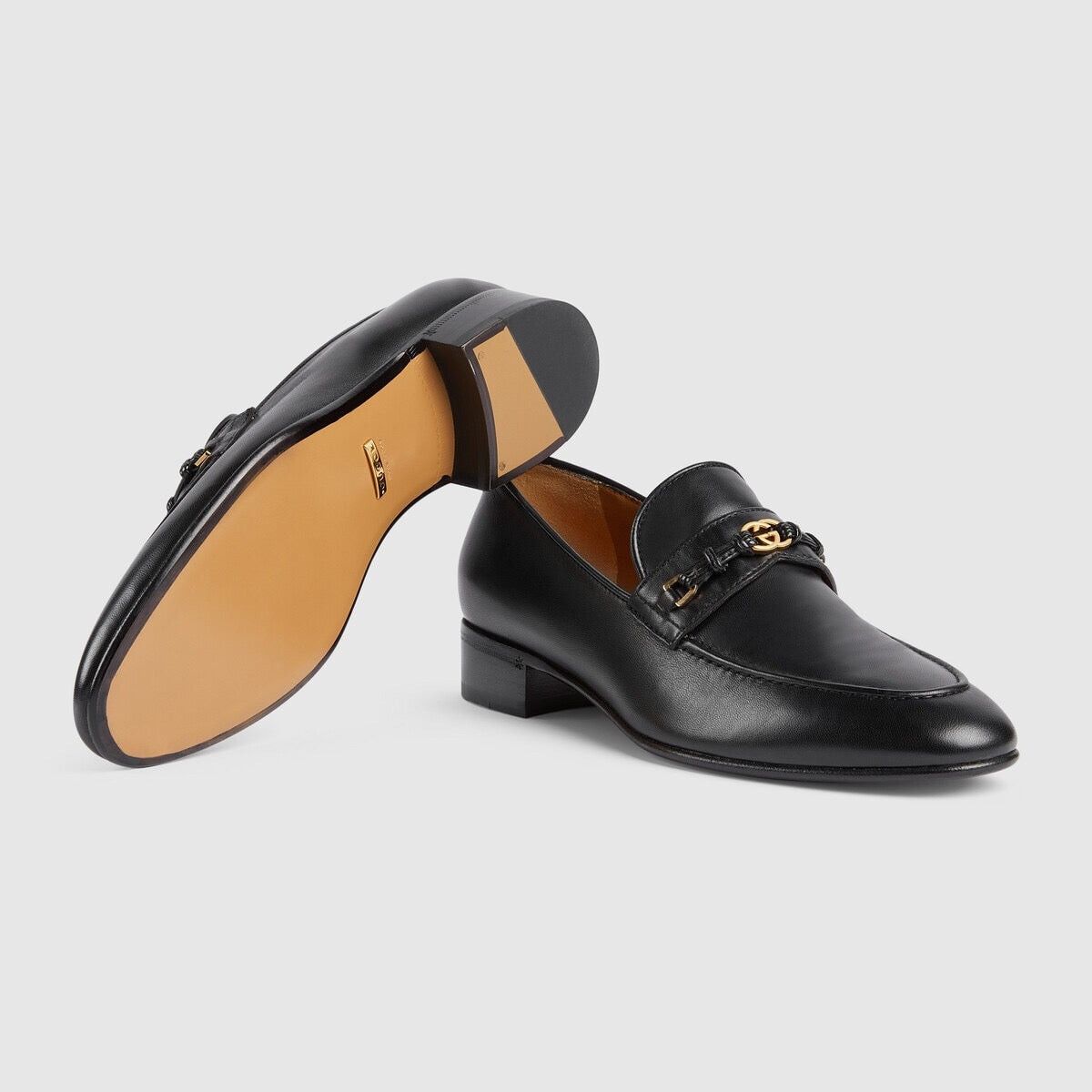 Gucci Gucci Horsebit Interlocking G Loafers SIZE 39.5 Size ONE SIZE - 4 Thumbnail