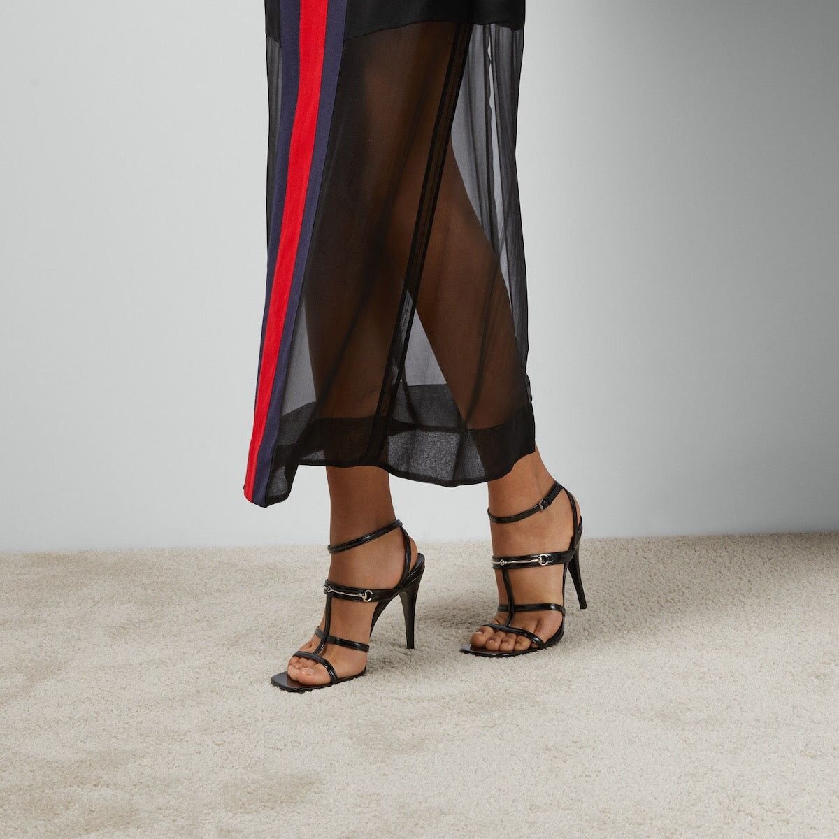 Gucci Gucci Slim Horsebit Sandals SIZE 38.5 Size ONE SIZE - 4 Thumbnail