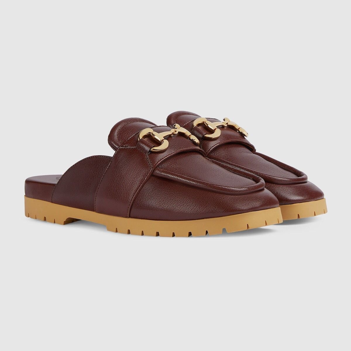 Gucci Gucci Horsebit Leather Mules SIZE 37 Size ONE SIZE - 2 Thumbnail