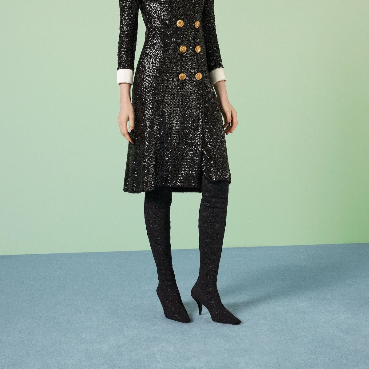 Gucci Gucci Interlocking G Knee High Boots SIZE 36 Size ONE SIZE - 4 Thumbnail