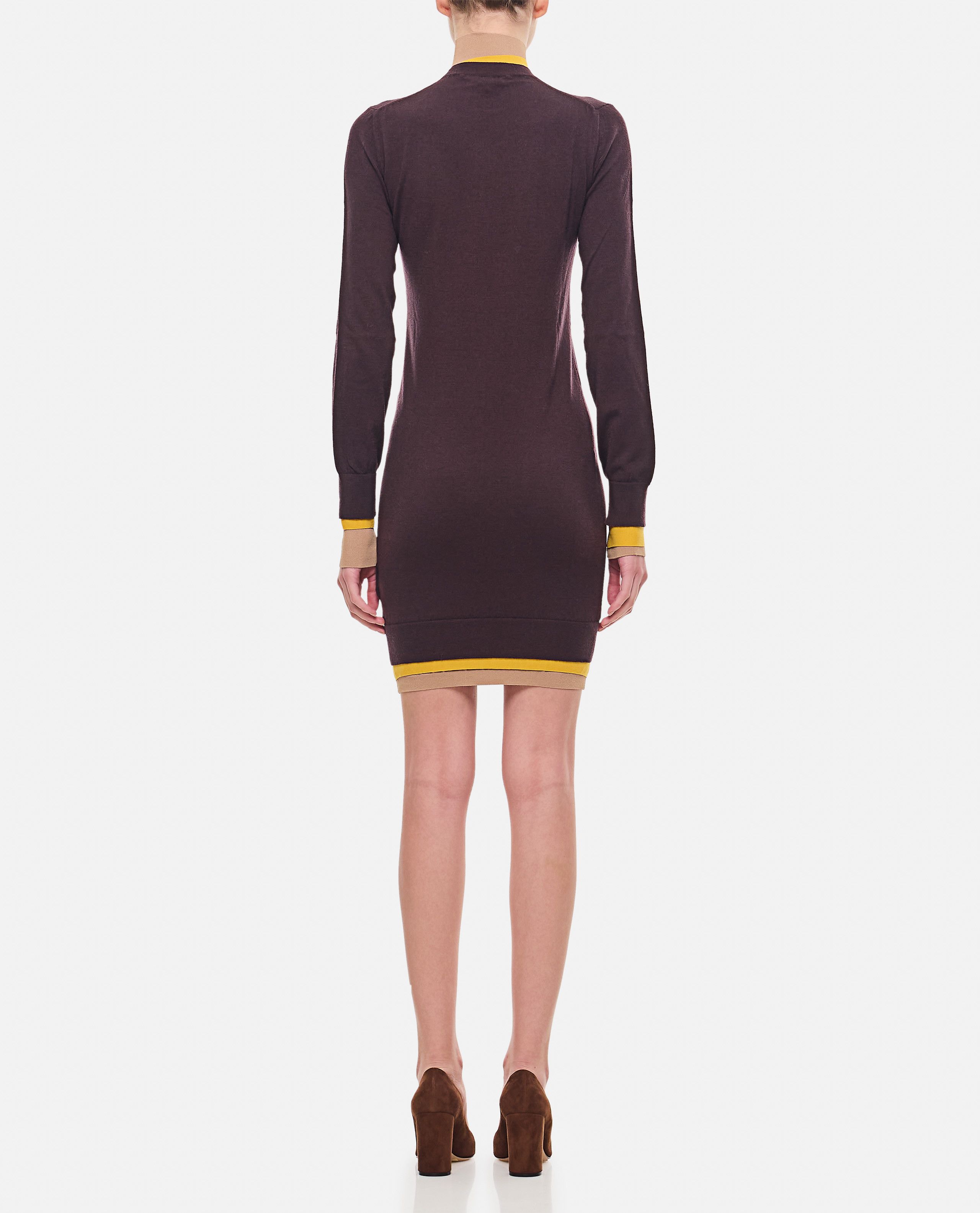 Fendi LAYERING COLOR TRIMS SHORT DRESS Size M / US 6-8 / IT 42-44 - 3 Thumbnail