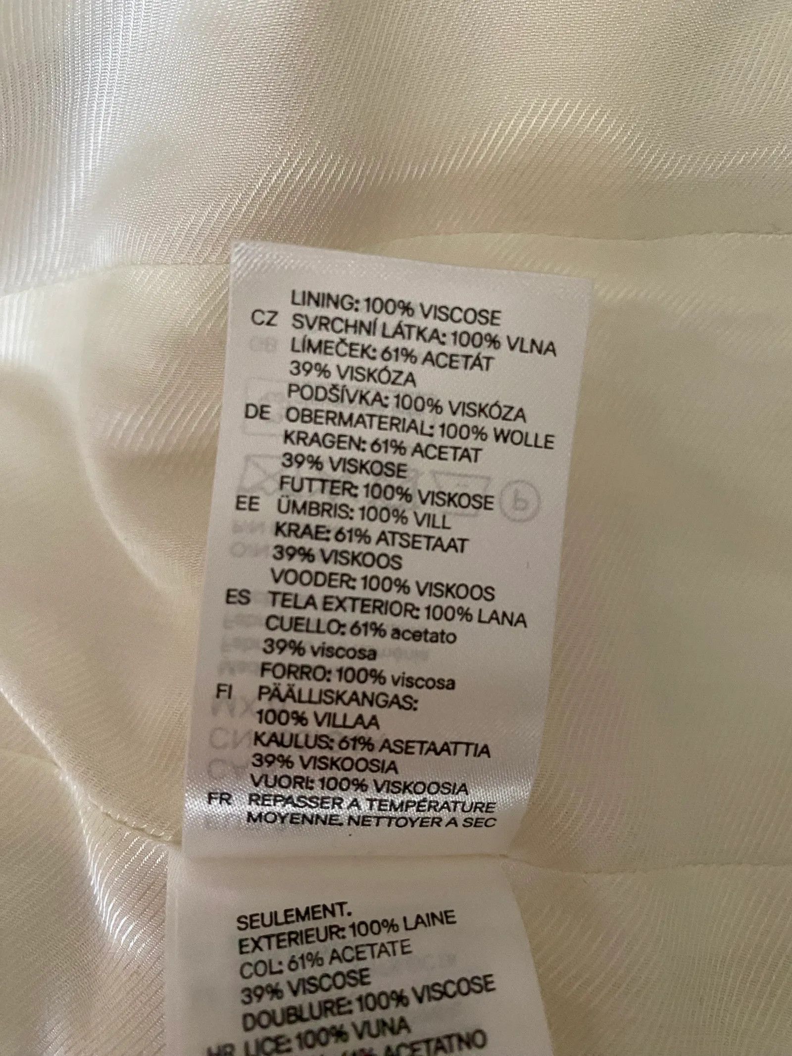 Balmain Balmain x H&M Figurnära kavaj Blazer Size XS / US 0-2 / IT 36-38 - 5 Thumbnail