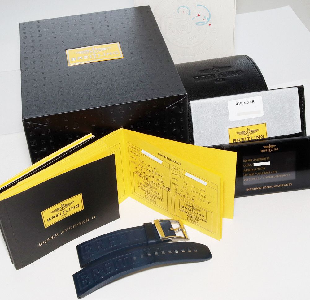 Breitling Breitling Breitling Black Dial Avenger 2 Automatic Watch A13371 Metal Automatic A13371 Size ONE SIZE - 3 Thumbnail