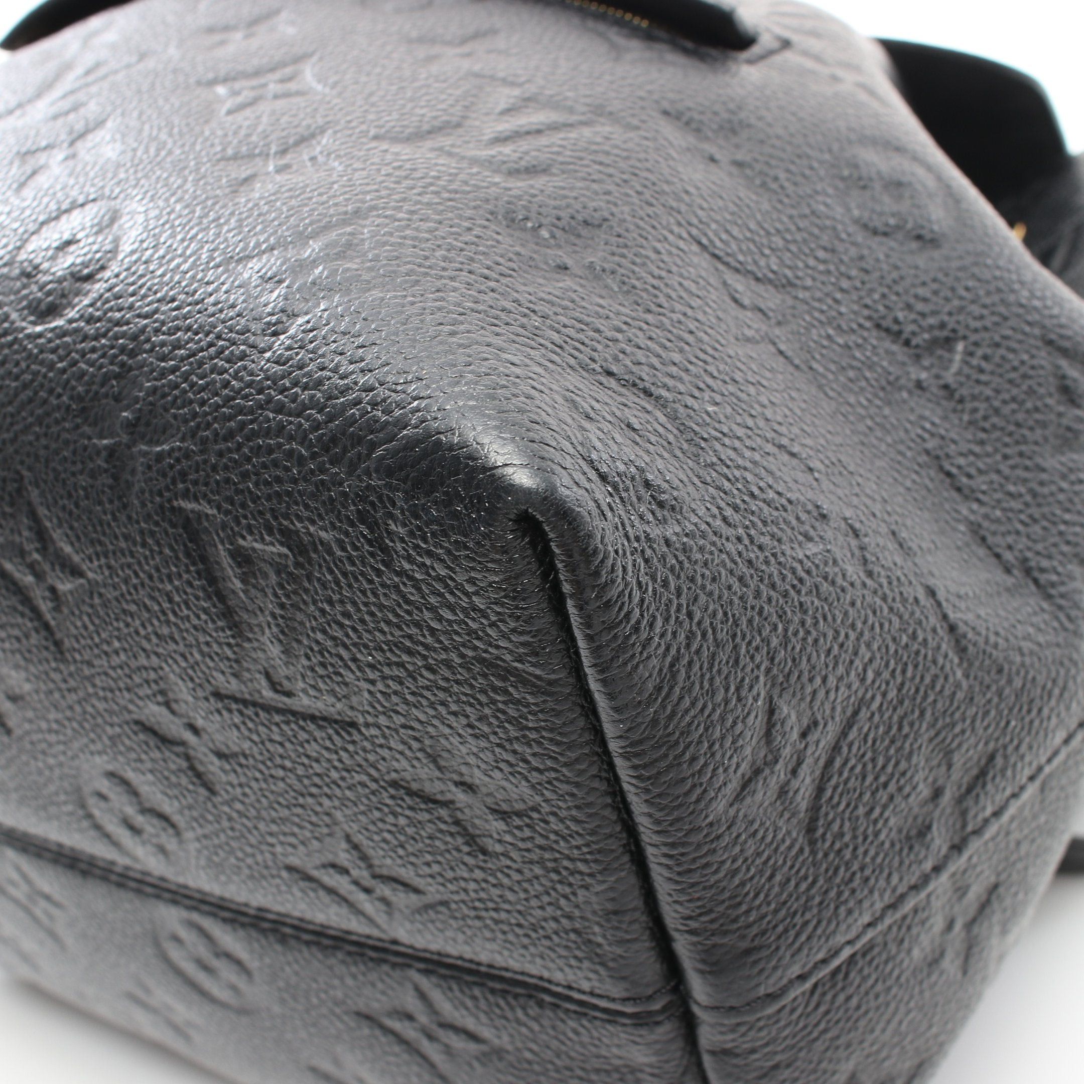 Louis Vuitton Louis Vuitton Montsouris Pm Monogram Empreinte Noir Backpack Rucksack Leather Black Size ONE SIZE - 6 Thumbnail