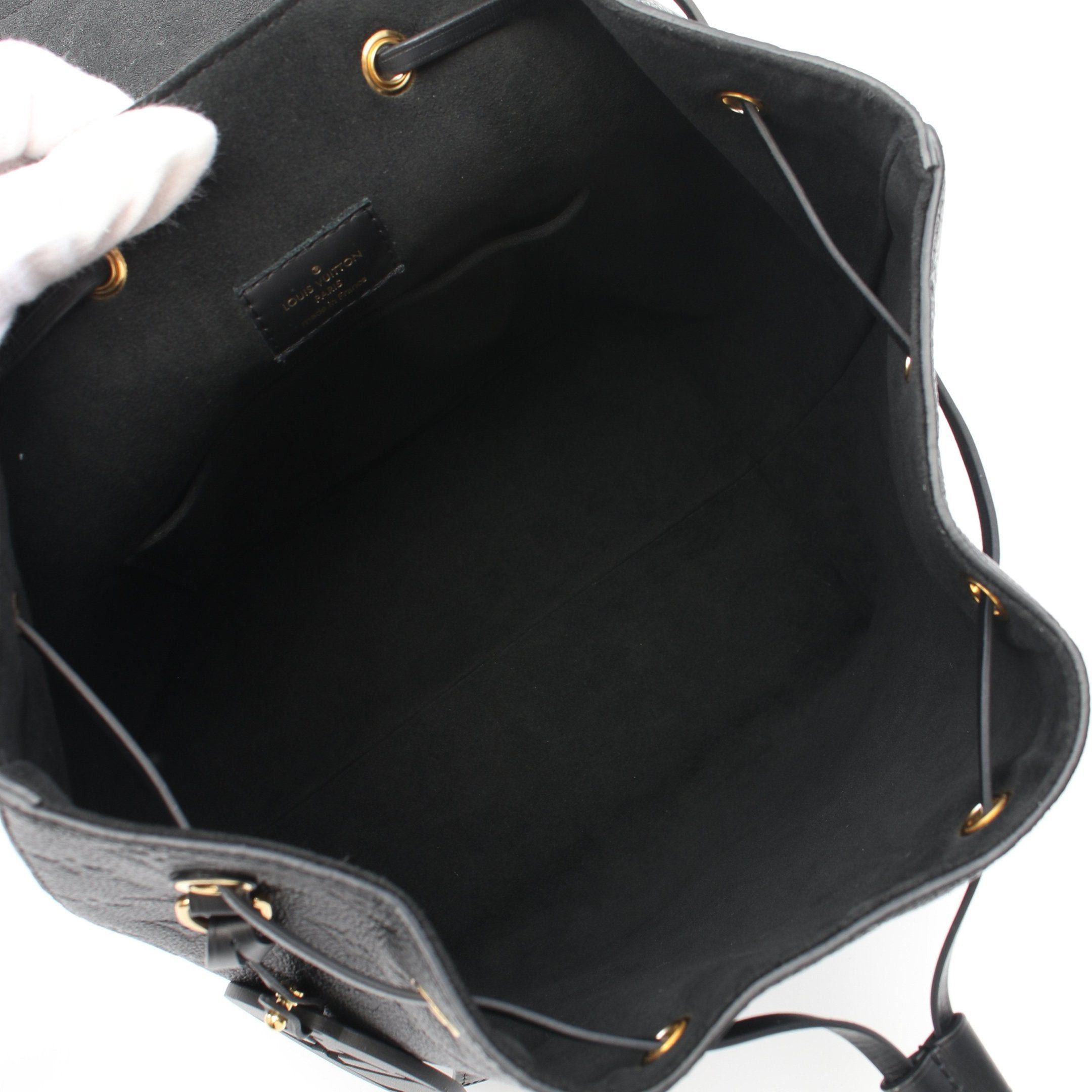 Louis Vuitton Louis Vuitton Montsouris Pm Monogram Empreinte Noir Backpack Rucksack Leather Black Size ONE SIZE - 3 Thumbnail