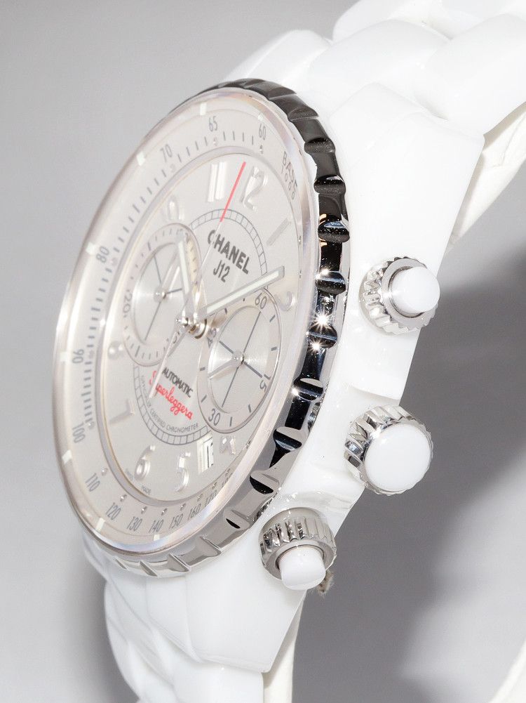 Chanel Chanel Chanel White Ceramic J12 Superleggera Watch H3410 Ceramic Automatic H3410 DUTY FREE for USA Size ONE SIZE - 4 Thumbnail