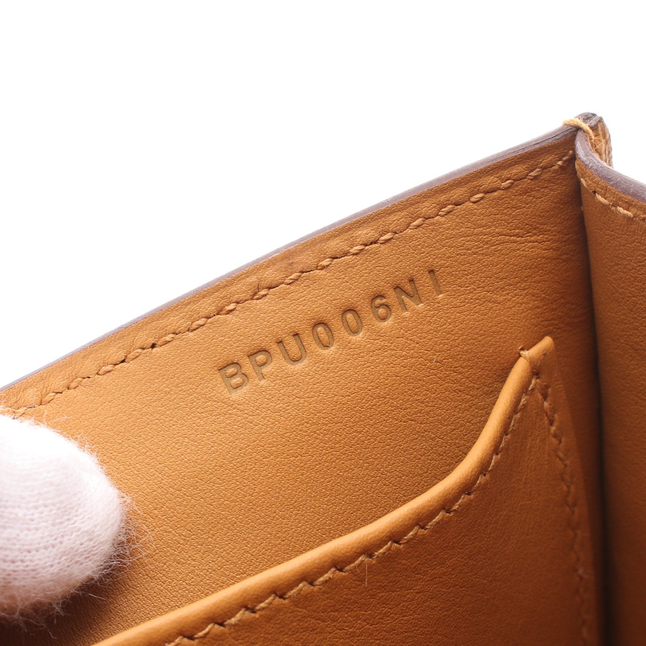 Hermes Hermes Geta Caramel Shoulder Bag Chevre Myzore Goatskin Light Brown Gold Hardware B Stamp Size ONE SIZE - 5 Thumbnail