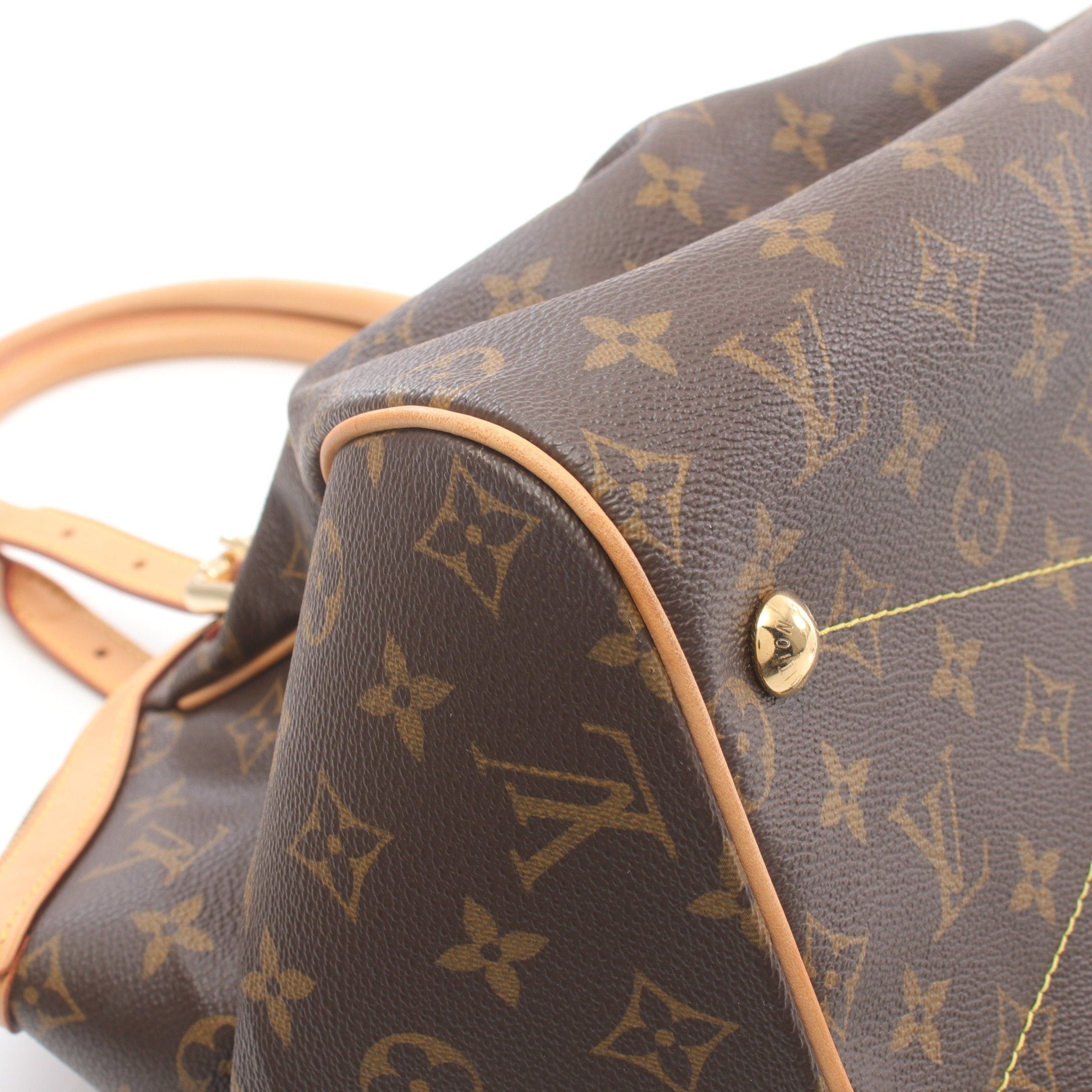 Louis Vuitton Louis Vuitton Tivoli Gm Monogram Handbag Leather Brown Size ONE SIZE - 6 Thumbnail