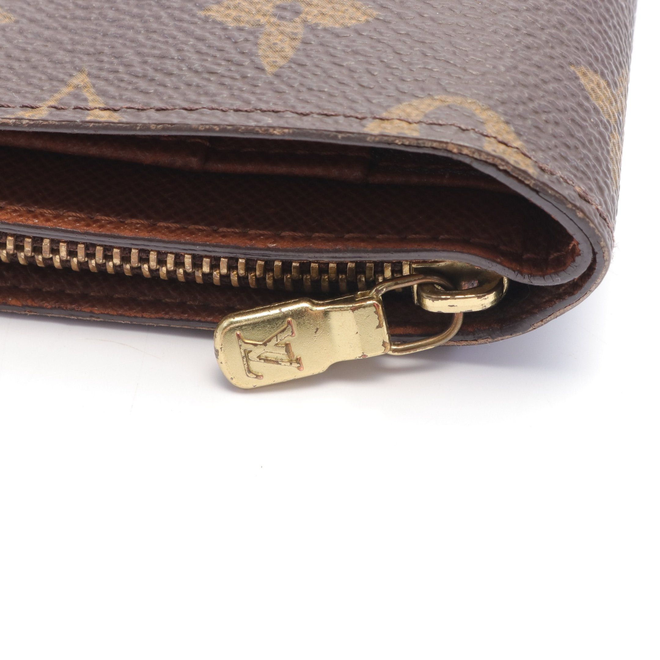 Louis Vuitton Louis Vuitton Porto Papier Zip Monogram Bi-Fold Wallet Brown Size ONE SIZE - 8 Thumbnail