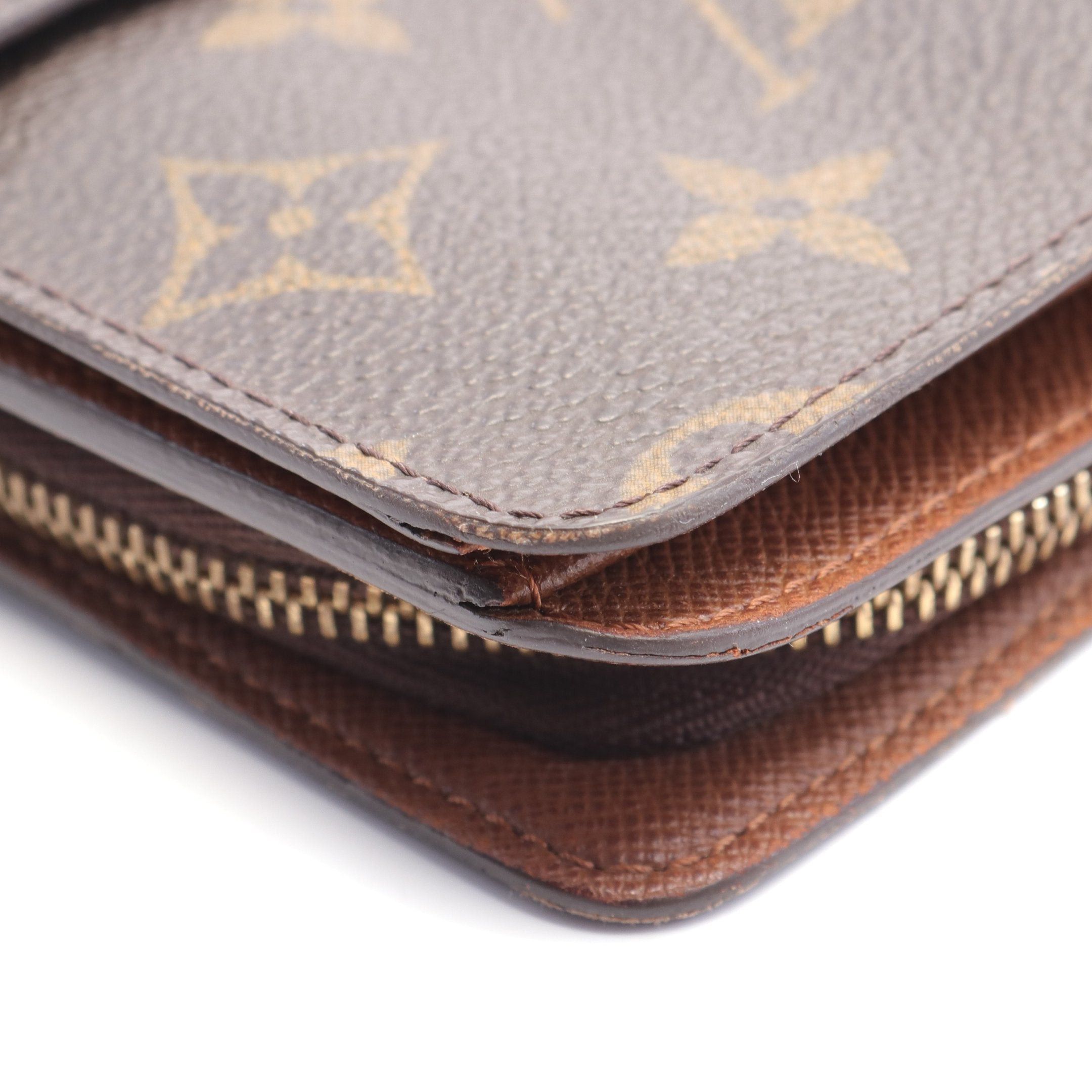 Louis Vuitton Louis Vuitton Porto Papier Zip Monogram Bi-Fold Wallet Brown Size ONE SIZE - 11 Thumbnail