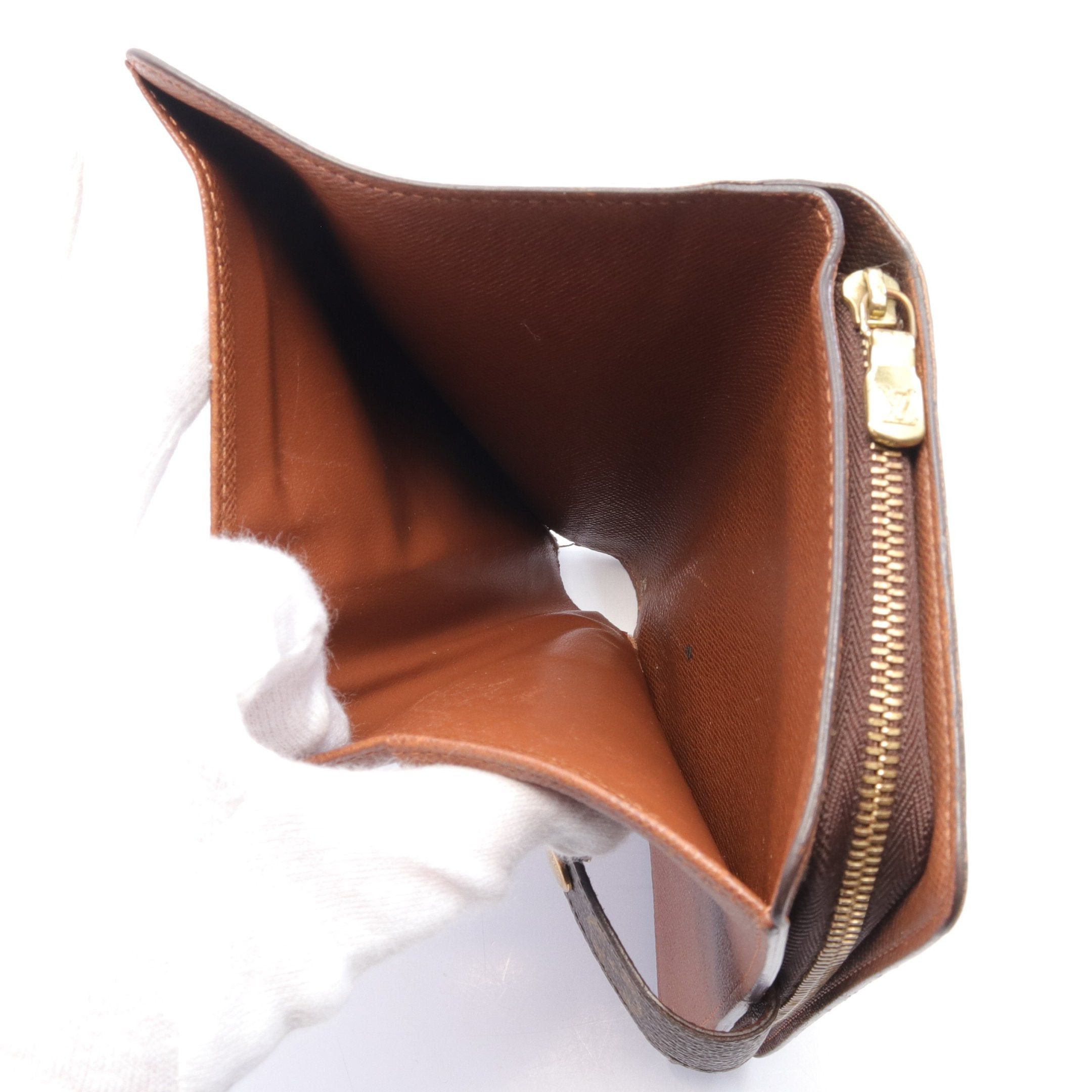 Louis Vuitton Louis Vuitton Porto Papier Zip Monogram Bi-Fold Wallet Brown Size ONE SIZE - 7 Thumbnail