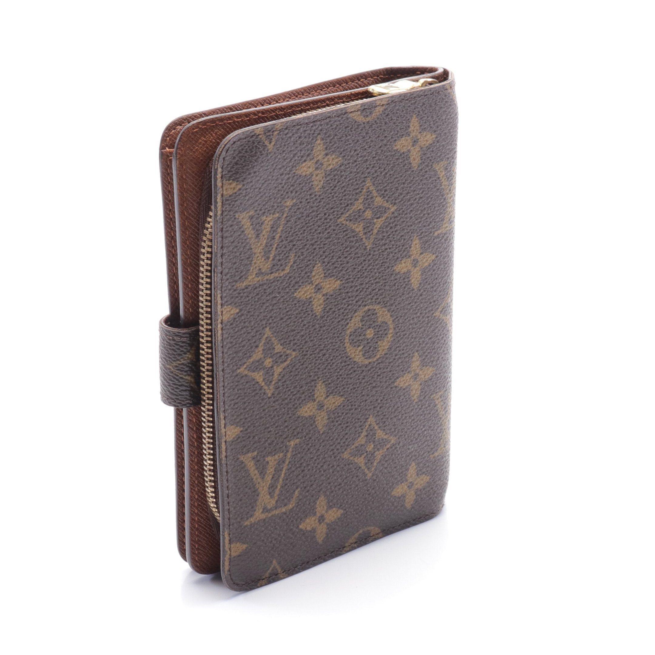 Louis Vuitton Louis Vuitton Porto Papier Zip Monogram Bi-Fold Wallet Brown Size ONE SIZE - 2 Thumbnail