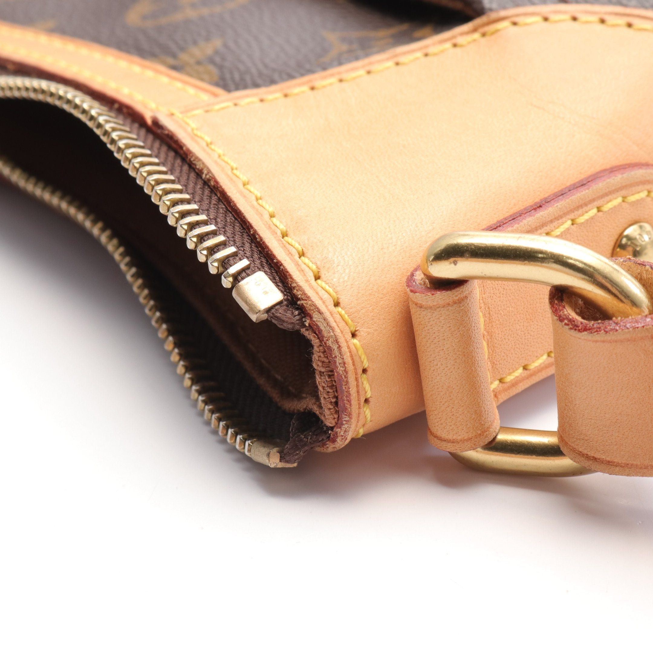 Louis Vuitton Louis Vuitton Odeon Pm Monogram Shoulder Bag Leather Brown Size ONE SIZE - 9 Thumbnail