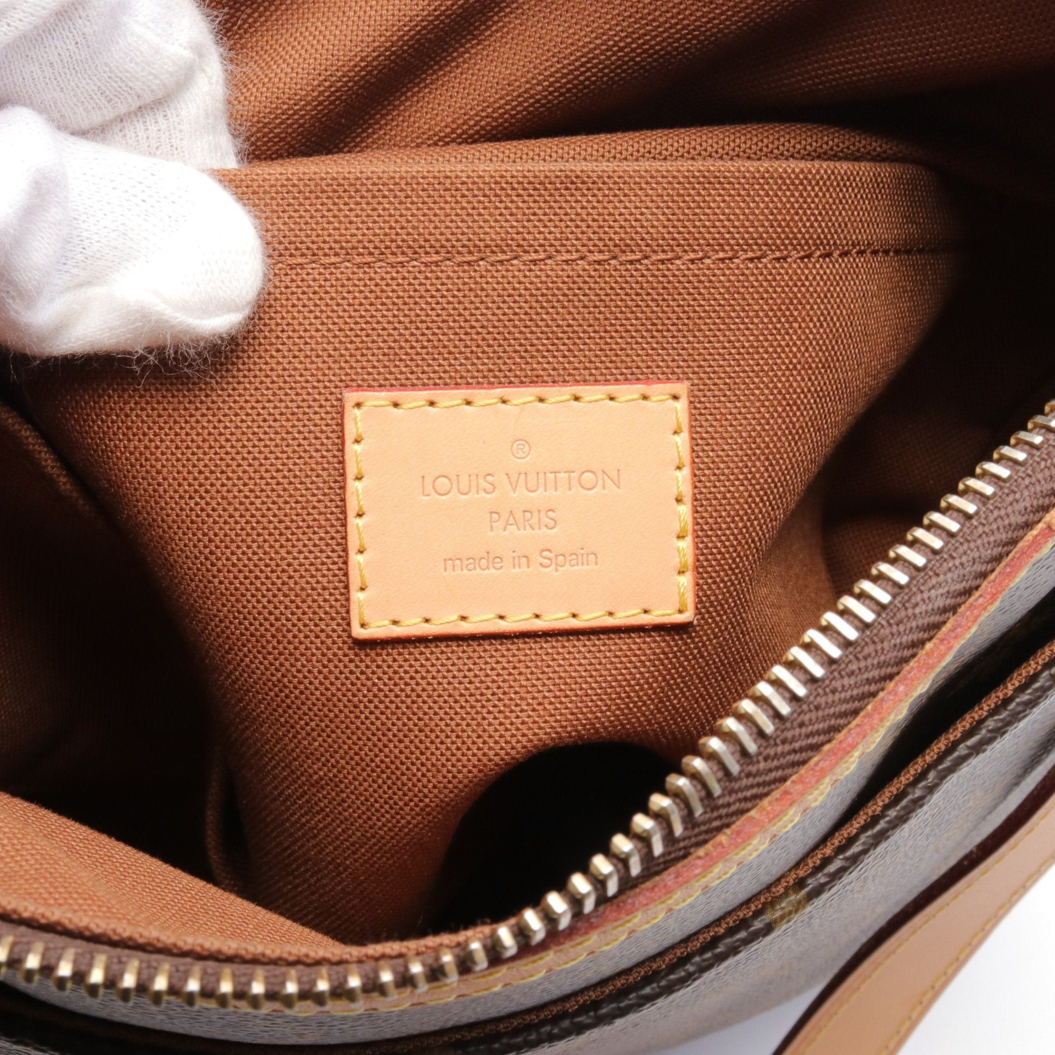 Louis Vuitton Louis Vuitton Odeon Pm Monogram Shoulder Bag Leather Brown Size ONE SIZE - 4 Thumbnail